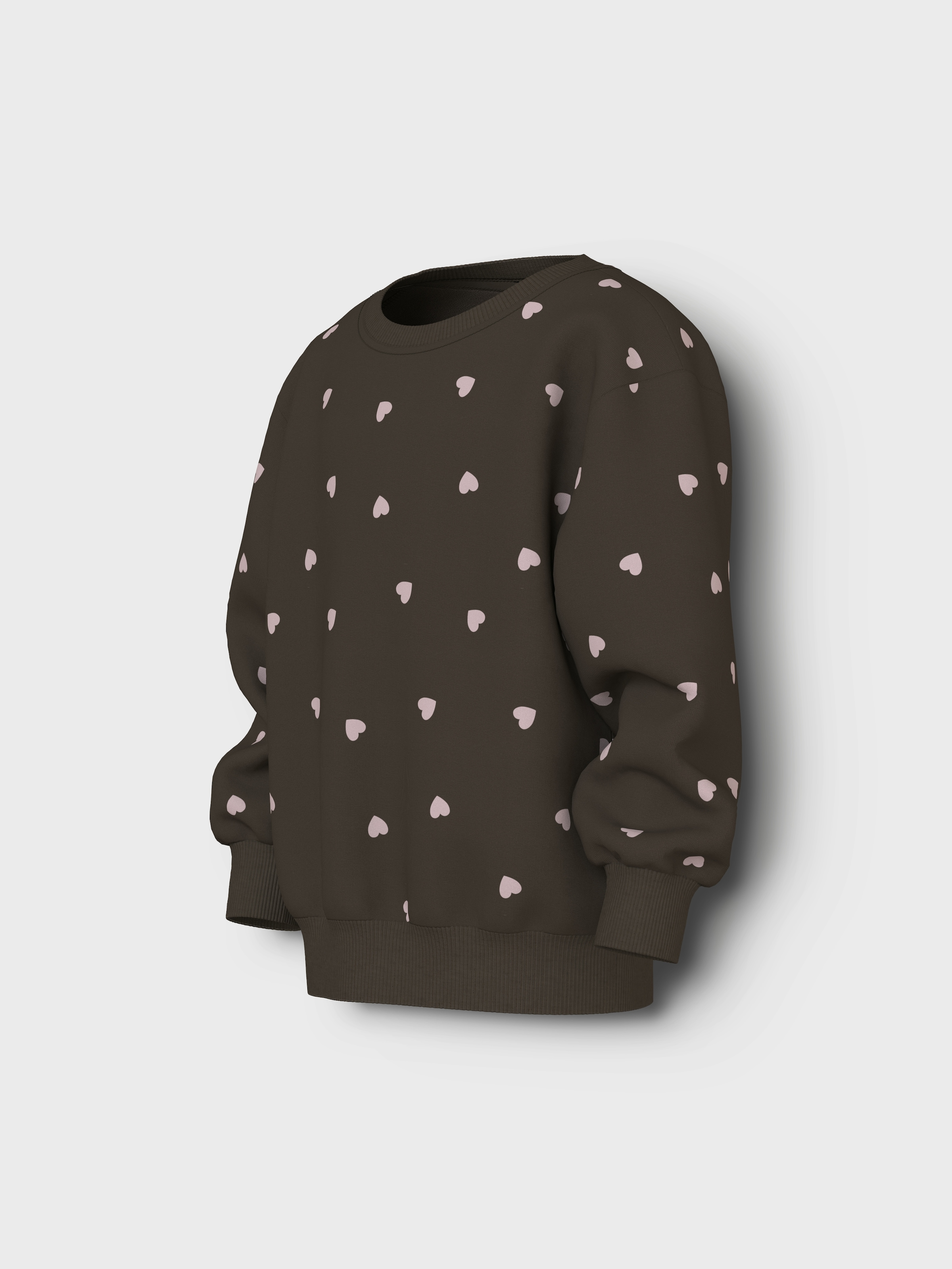 Name It Sweatshirt »NMFNEHEART NREG SWEAT BRU«
