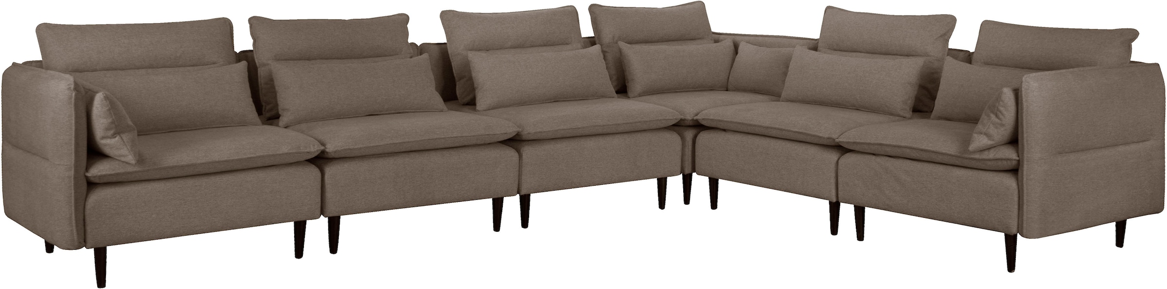 andas Ecksofa »ALVIK L-Form«, zusammengesetzt aus Modulen, erweiterbar mit Modulen der Serie