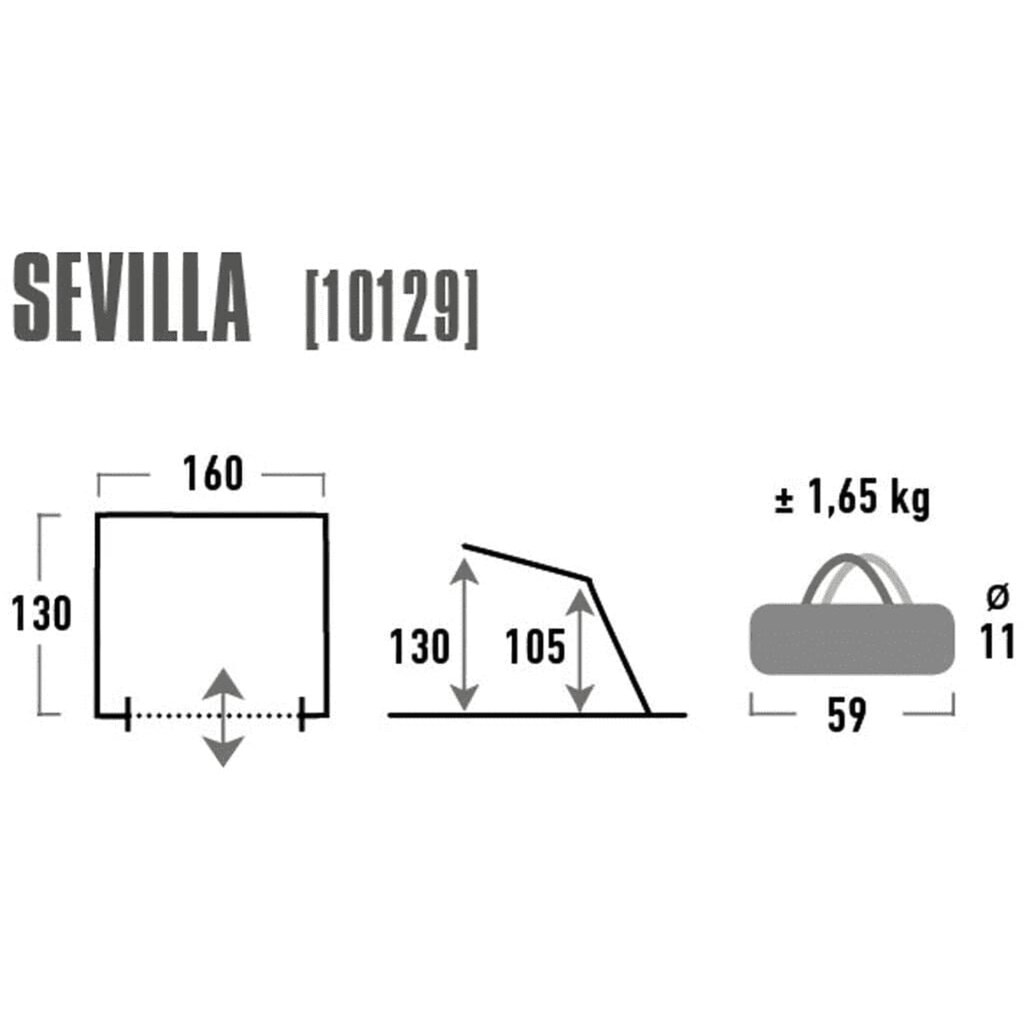 High Peak Strandmuschel »Sevilla«