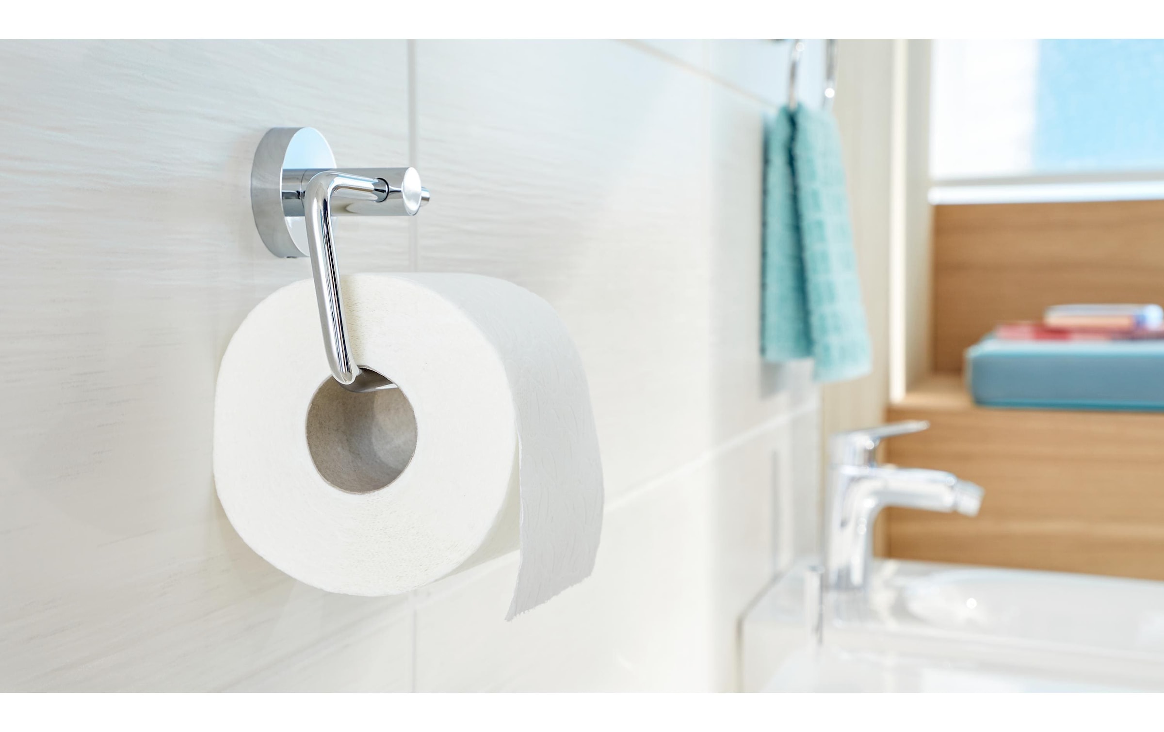 tesa Toilettenpapierhalter »ohne Deckel«
