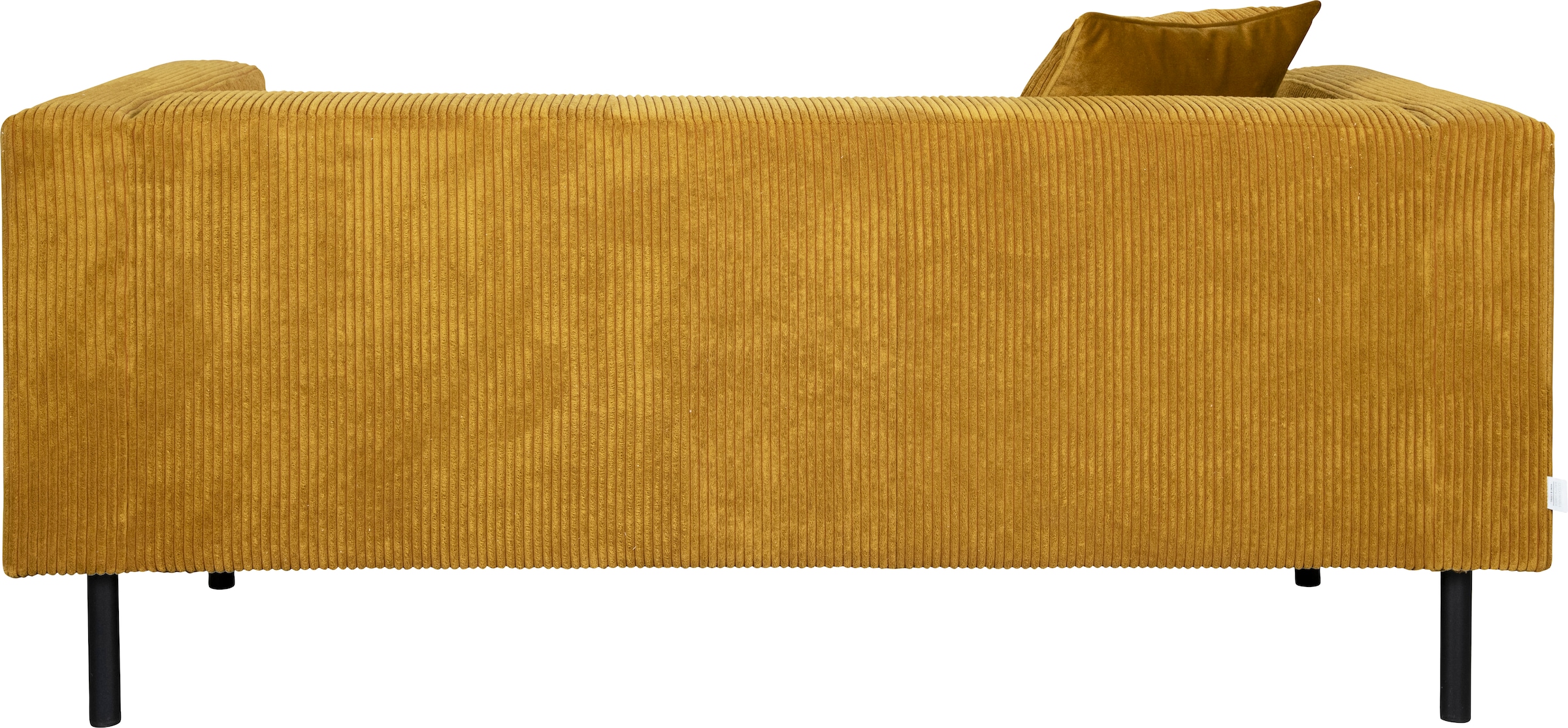 Guido Maria Kretschmer Home&Living 2-Sitzer »Lillibeth Designsofa mit Wellenunterfederung, Masse B/T/H: 155/74/83 cm«, Zierkissen als Wendekissen, in Samtoptik oder Cord