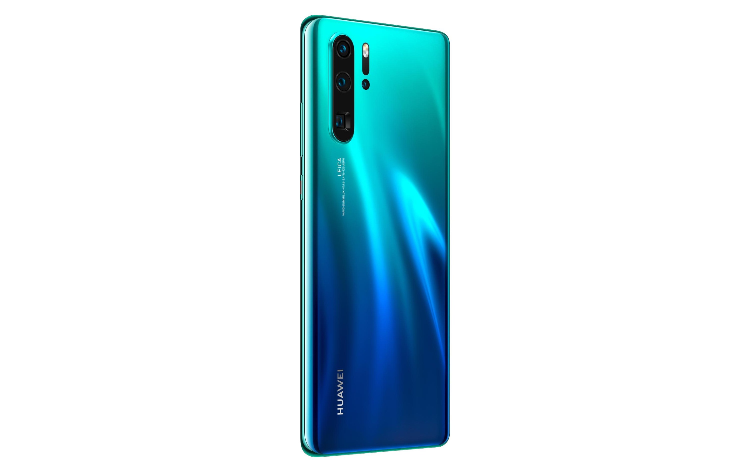Huawei Smartphone »P30 Pro Aurora Blue«, Aurora Blue/Blau, 16,43 cm/6,47 Zoll, 128 GB Speicherplatz, 40 MP Kamera
