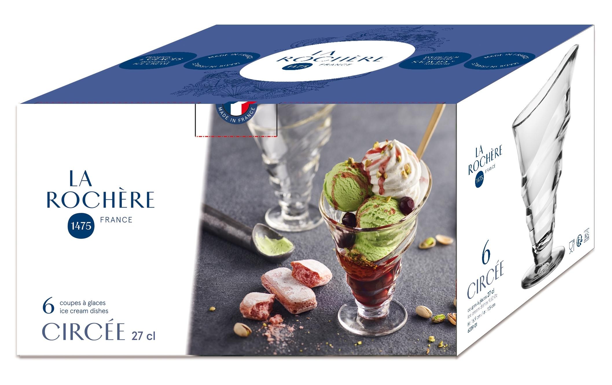 Dessertschale »La Rochère Circee 2.7dl«, 6 tlg., aus Glas