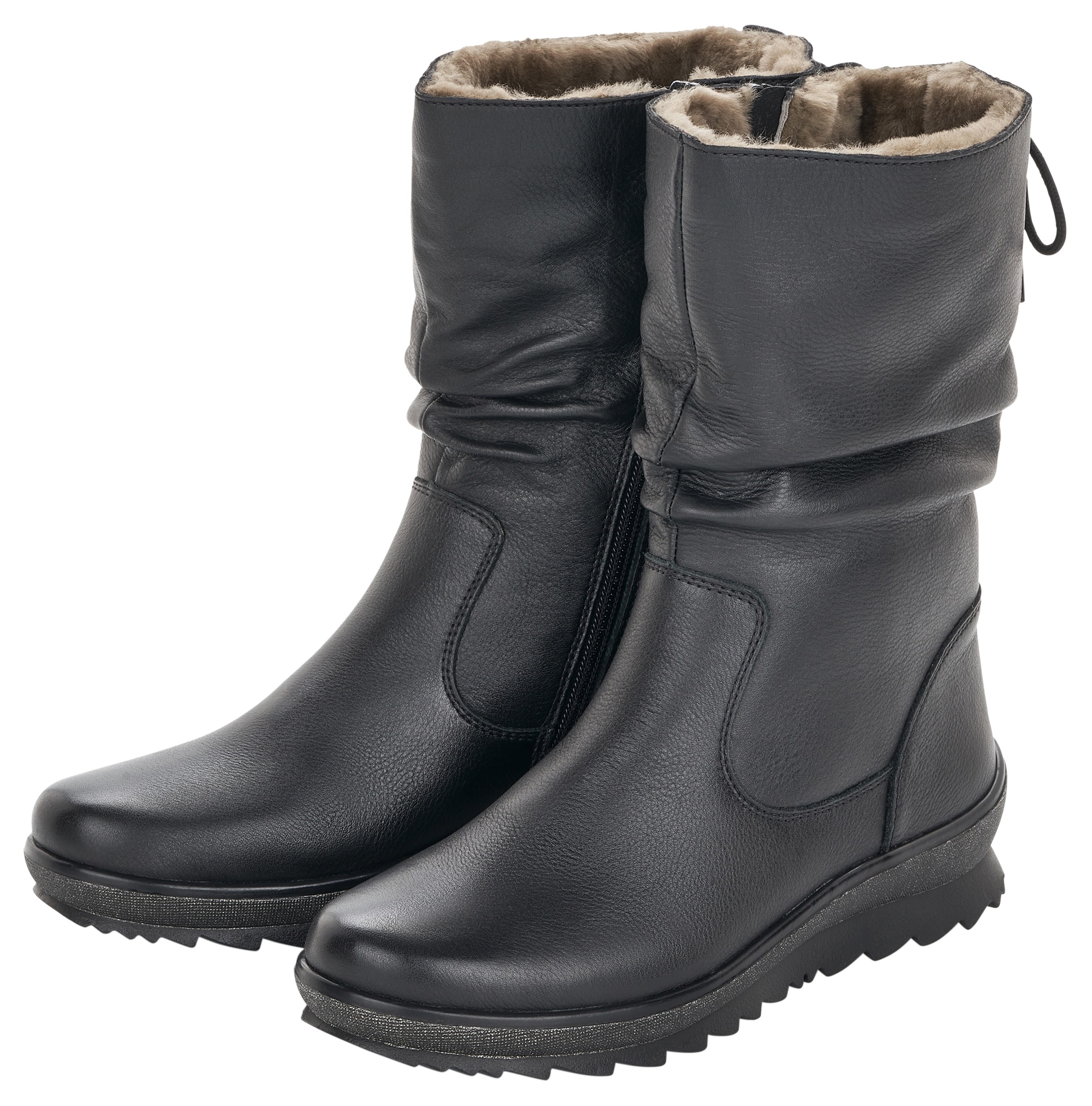 Remonte Winterstiefelette, mit gerafftem Schaft