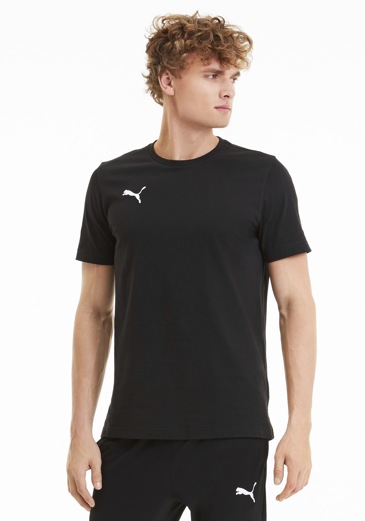 PUMA Trainingsshirt "TEAMGOAL 23 CASUALS TEE" Kurzarmdesign, mit Rundhalsausschnitt, für Fussball geeignet