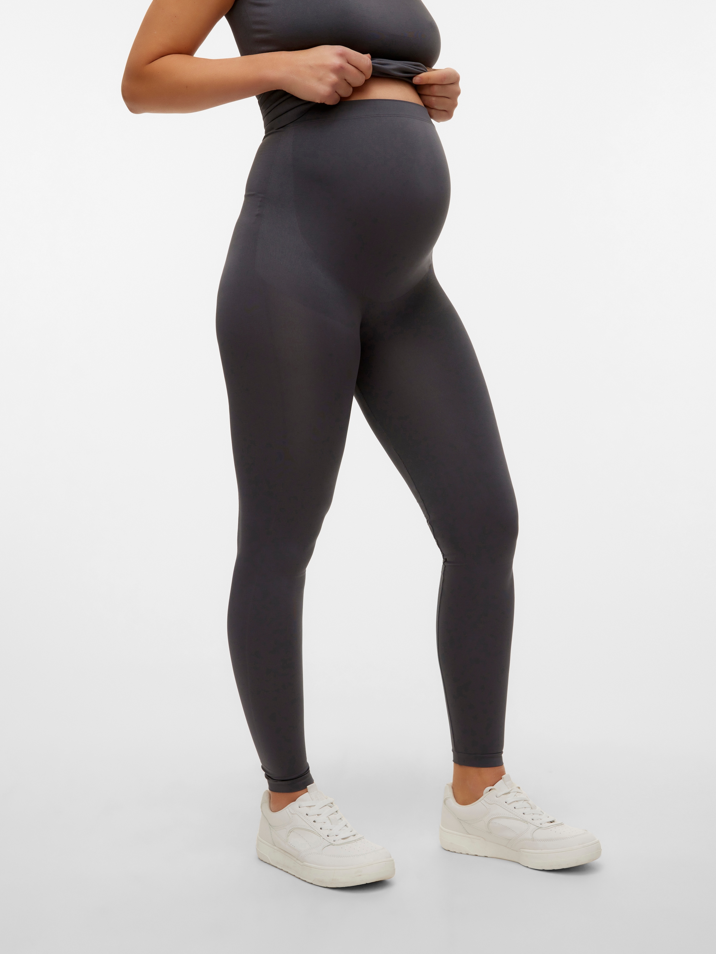 Mamalicious Umstandsleggings "MLTIA JEANNE LEGGING NOOS A." Materialmix, regular fit