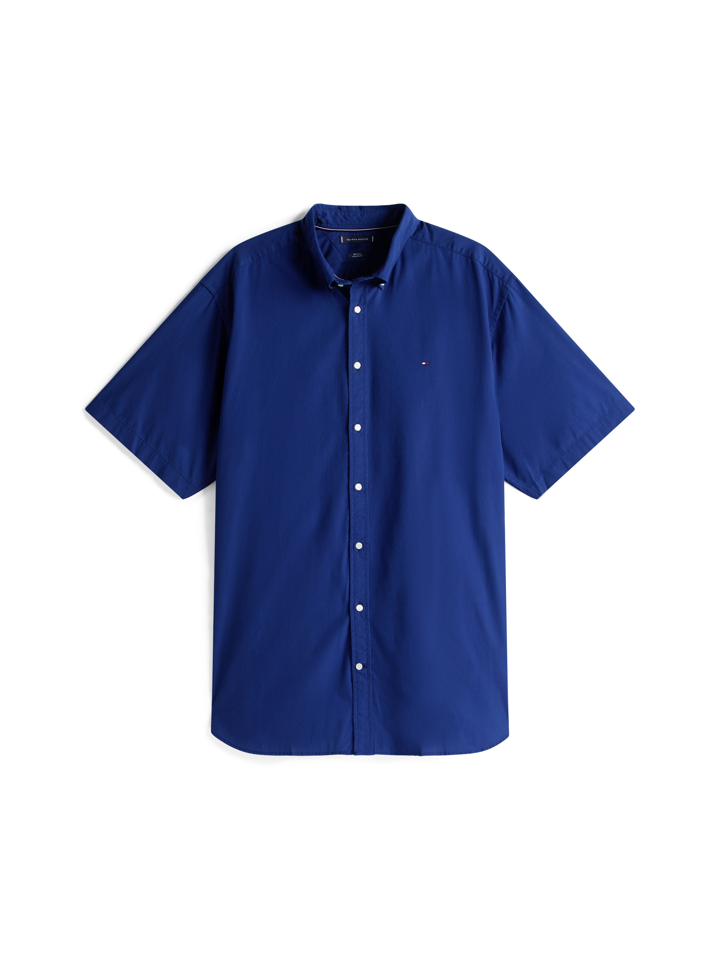 Tommy Hilfiger Big & Tall Kurzarmhemd »BT-FLEX POPLIN SOLID S/S SHIRT-B«, Grosse Grössen