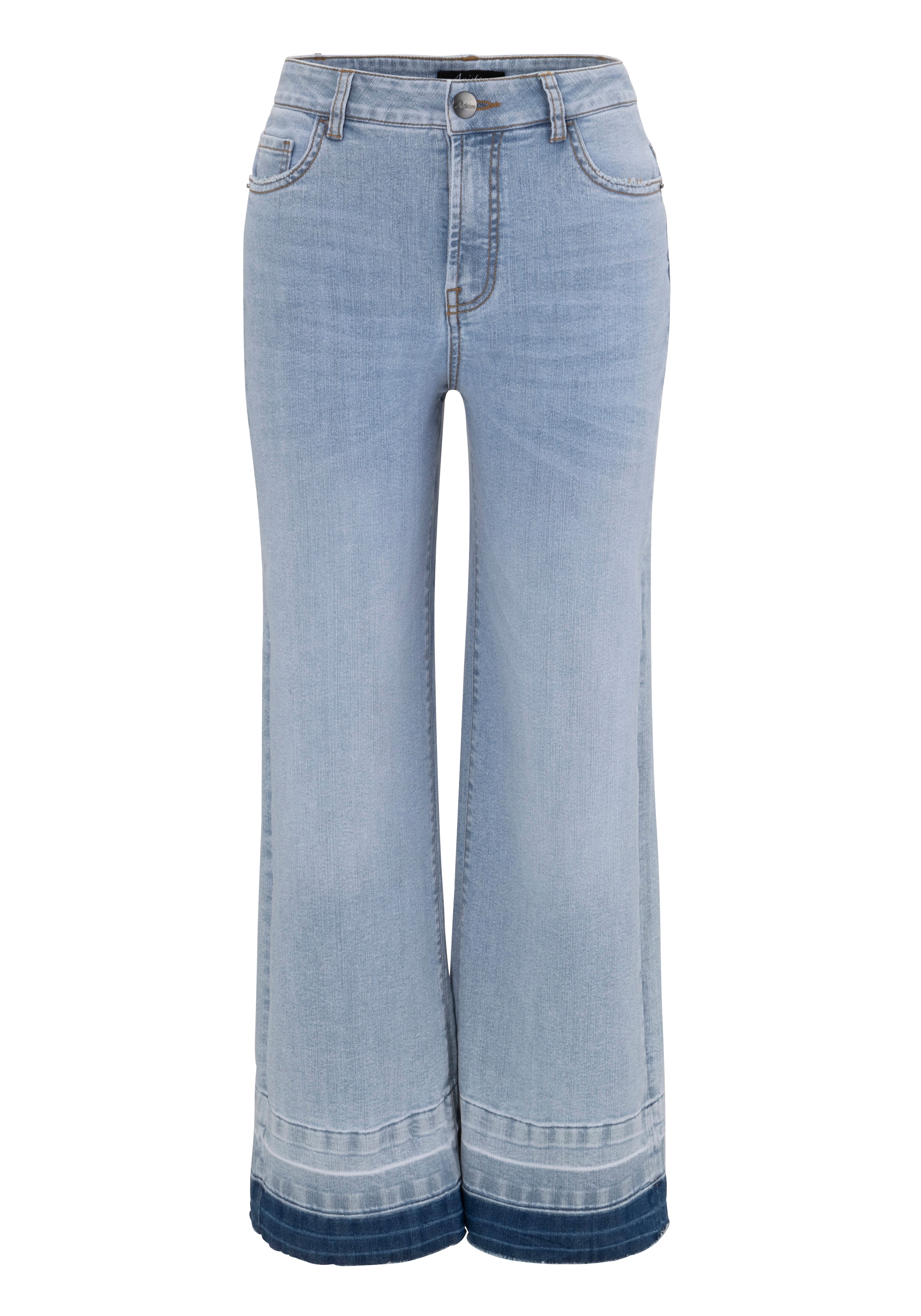 Aniston CASUAL | am Straight-Jeans, leicht kaufen Saum Jelmoli-Versand Waschung online mit ausgefranstem trendiger