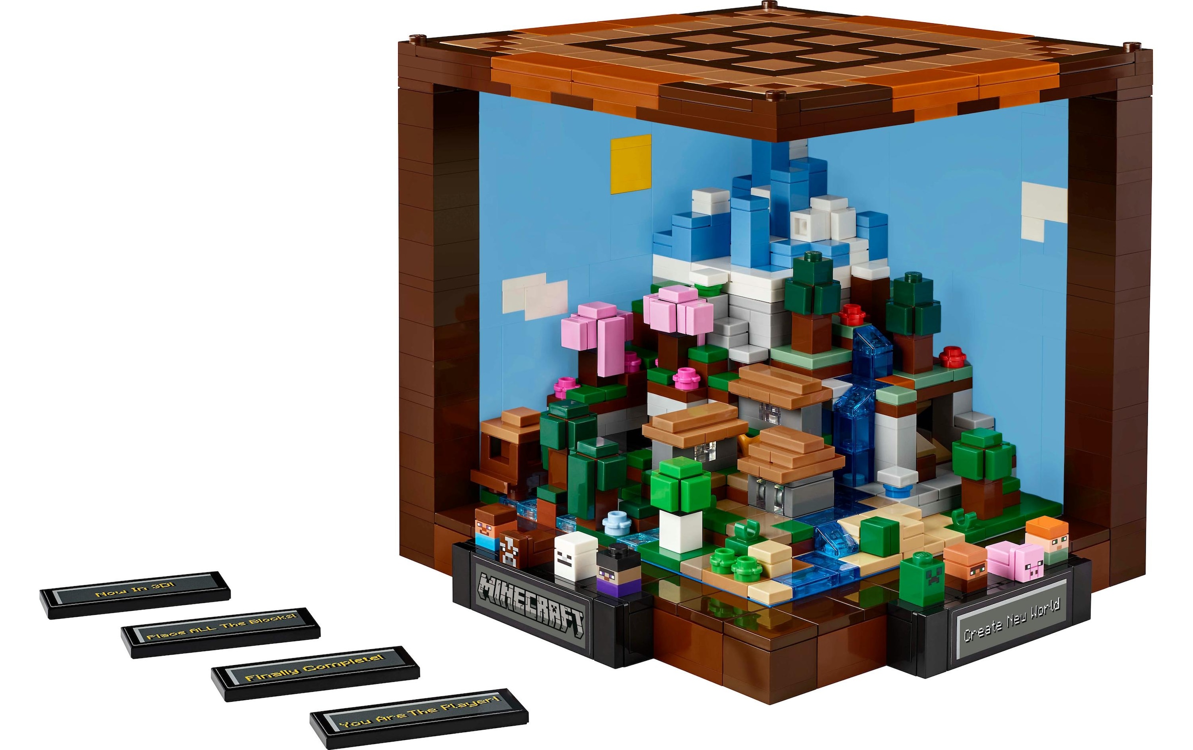 LEGO® Konstruktionsspielsteine »Minecraft Die Werkbank 21265«, (1195 St.)