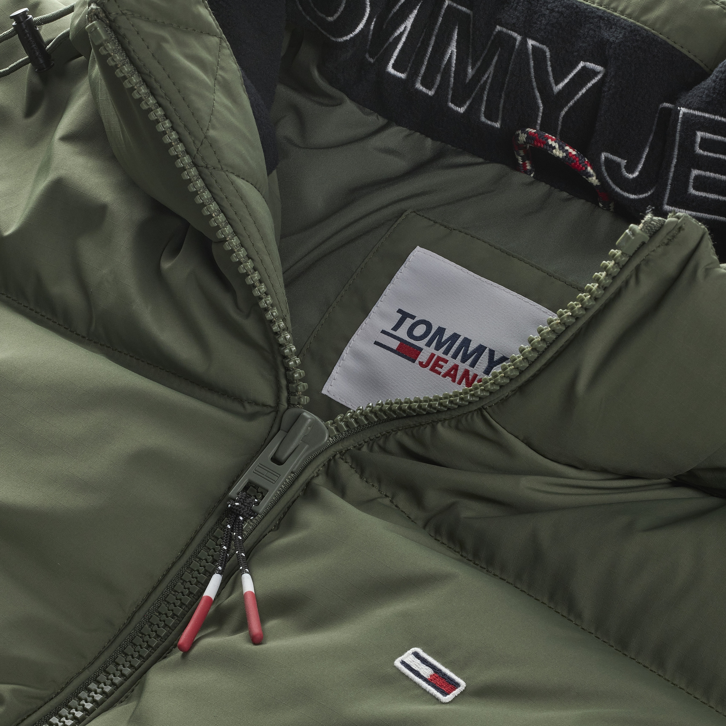 online Jeans Tommy DOWN | kaufen Kapuze »TJM PARKA«, ESSENTIAL Jelmoli-Versand Parka mit