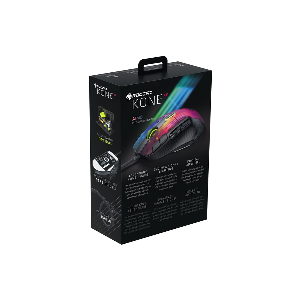 ROCCAT Gaming-Maus »Kone XP Schwarz«, kabelgebunden
