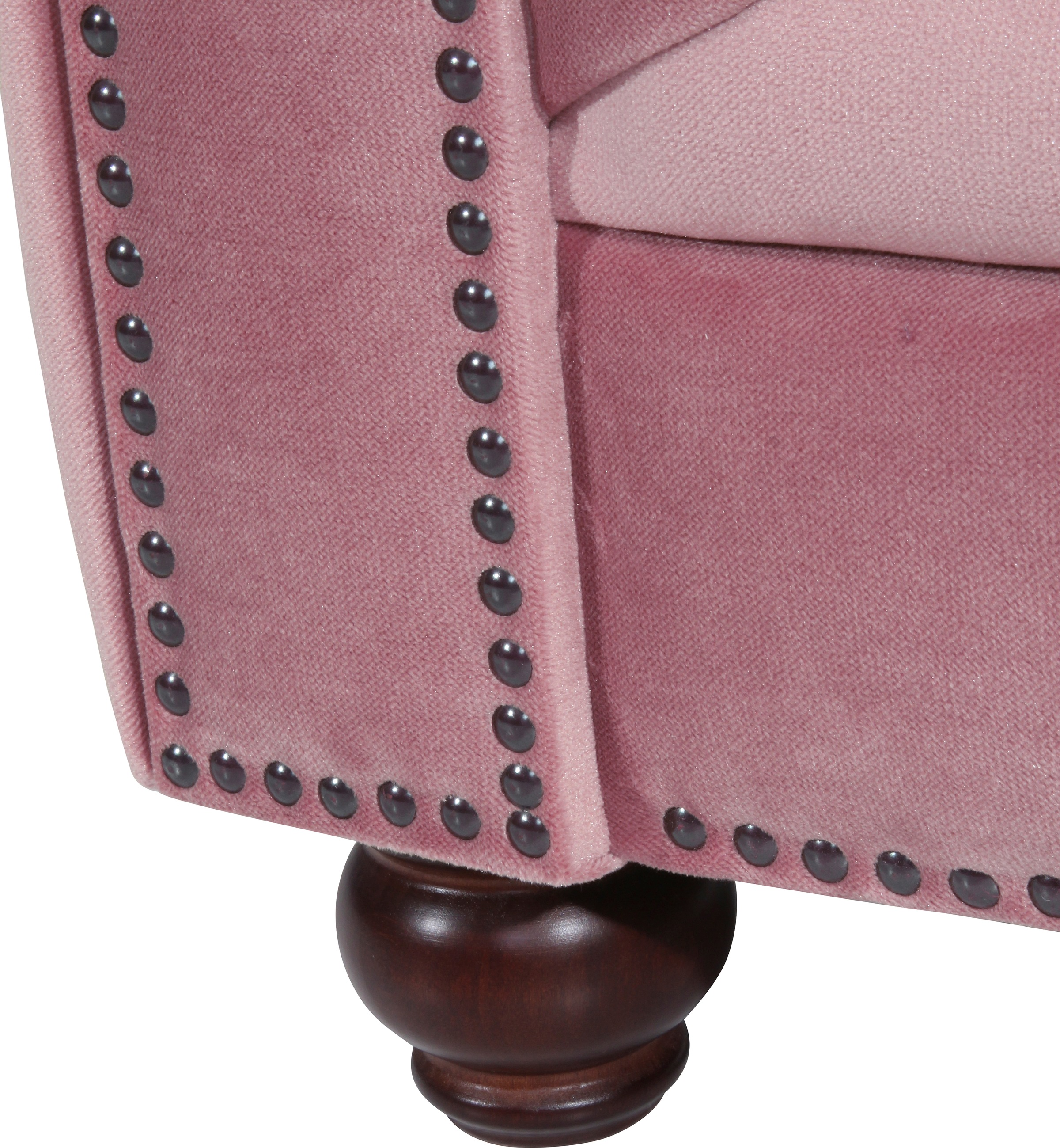 Max Winzer® Polstergarnitur »Old England Chesterfield, hochwertig und elegant«, (3 tlg.), mit edler Knopfheftung, 3-tlg.