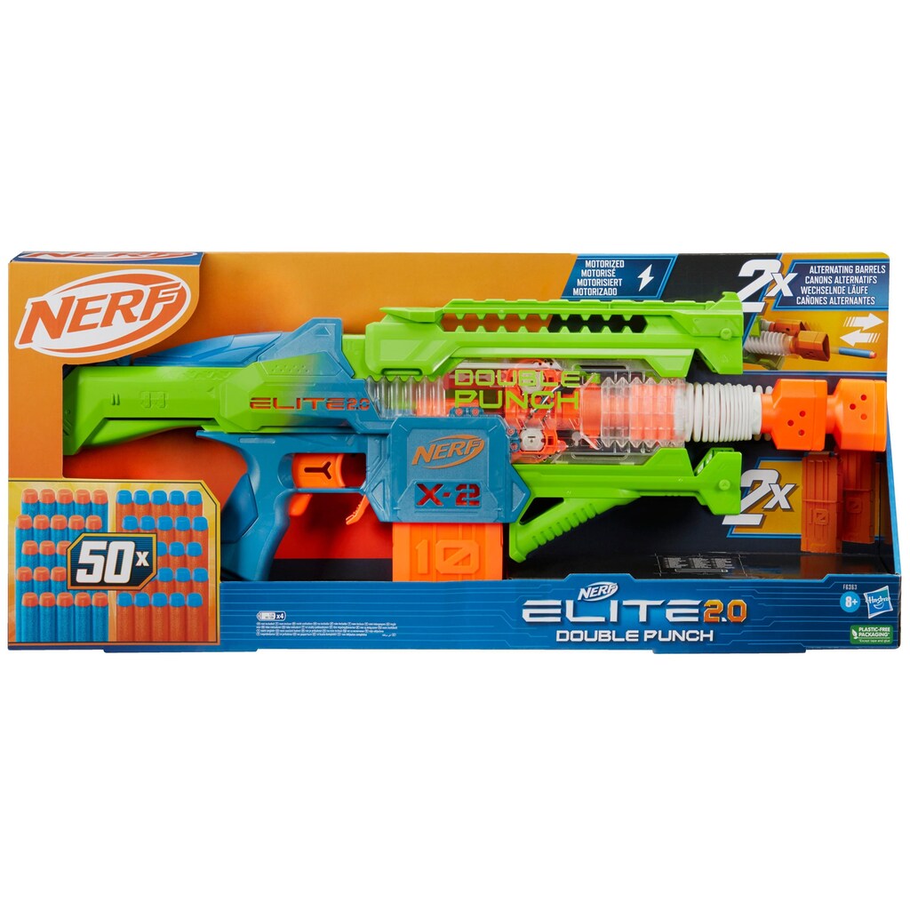Nerf Blaster »Elite 2.0 Double Punch«