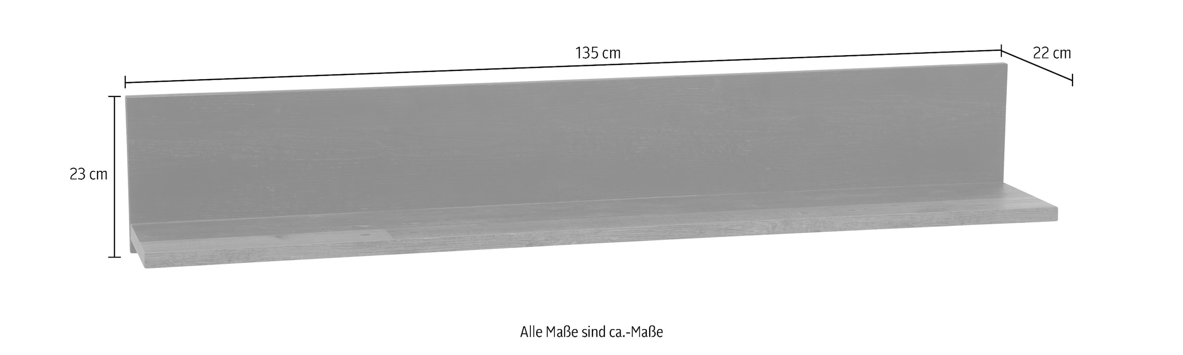 HELA Wandboard »Atlanta«, Breite 135 cm