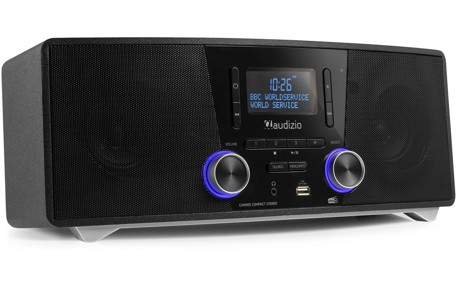 Microanlage »Audizio Cannes«, (Digitalradio (DAB+)-FM-Tuner)