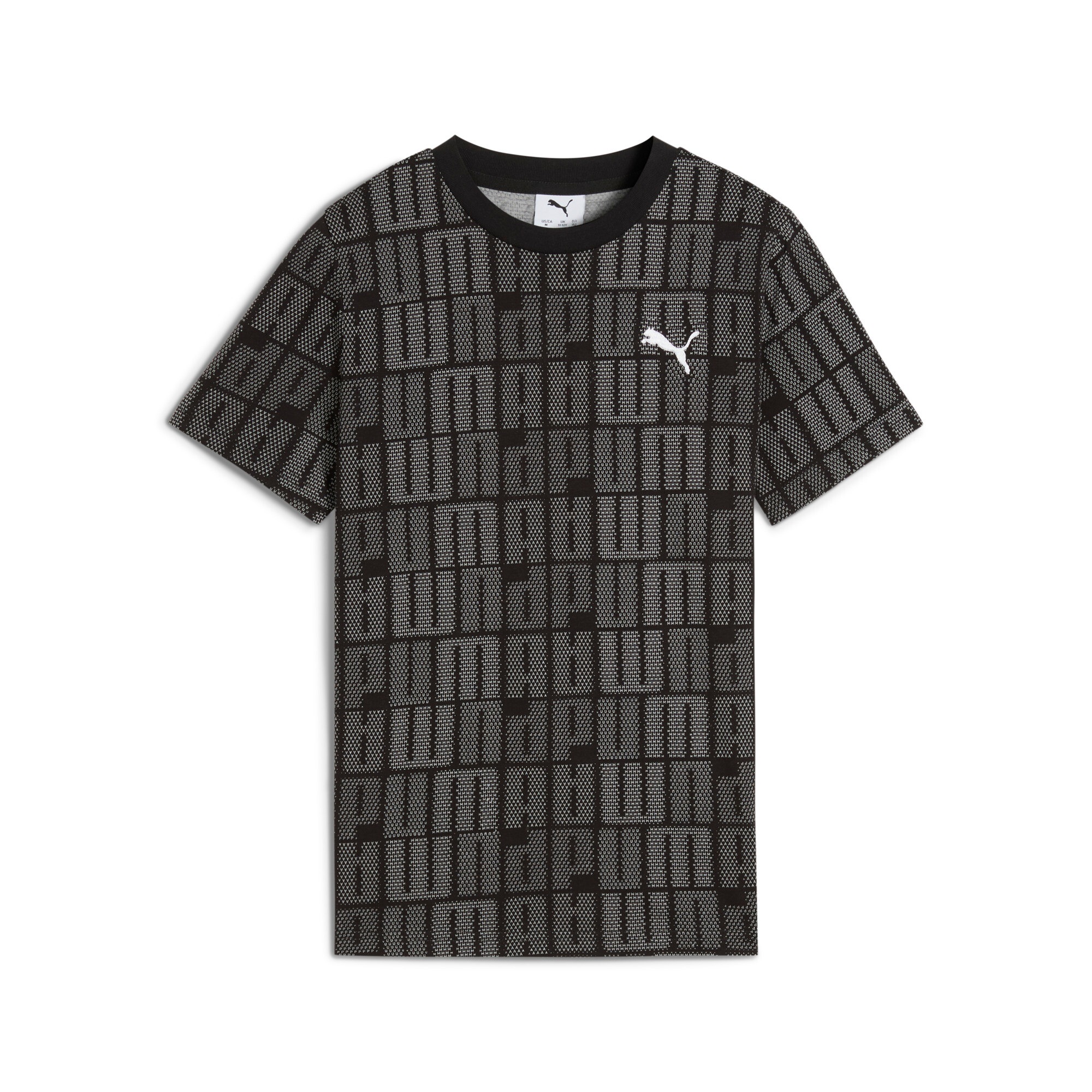 PUMA T-Shirt »ESS LOGO LAB AOP TEE B« Regular Fit, Rundhalsausschnitt, Kurzarmdesign, für Jugendliche