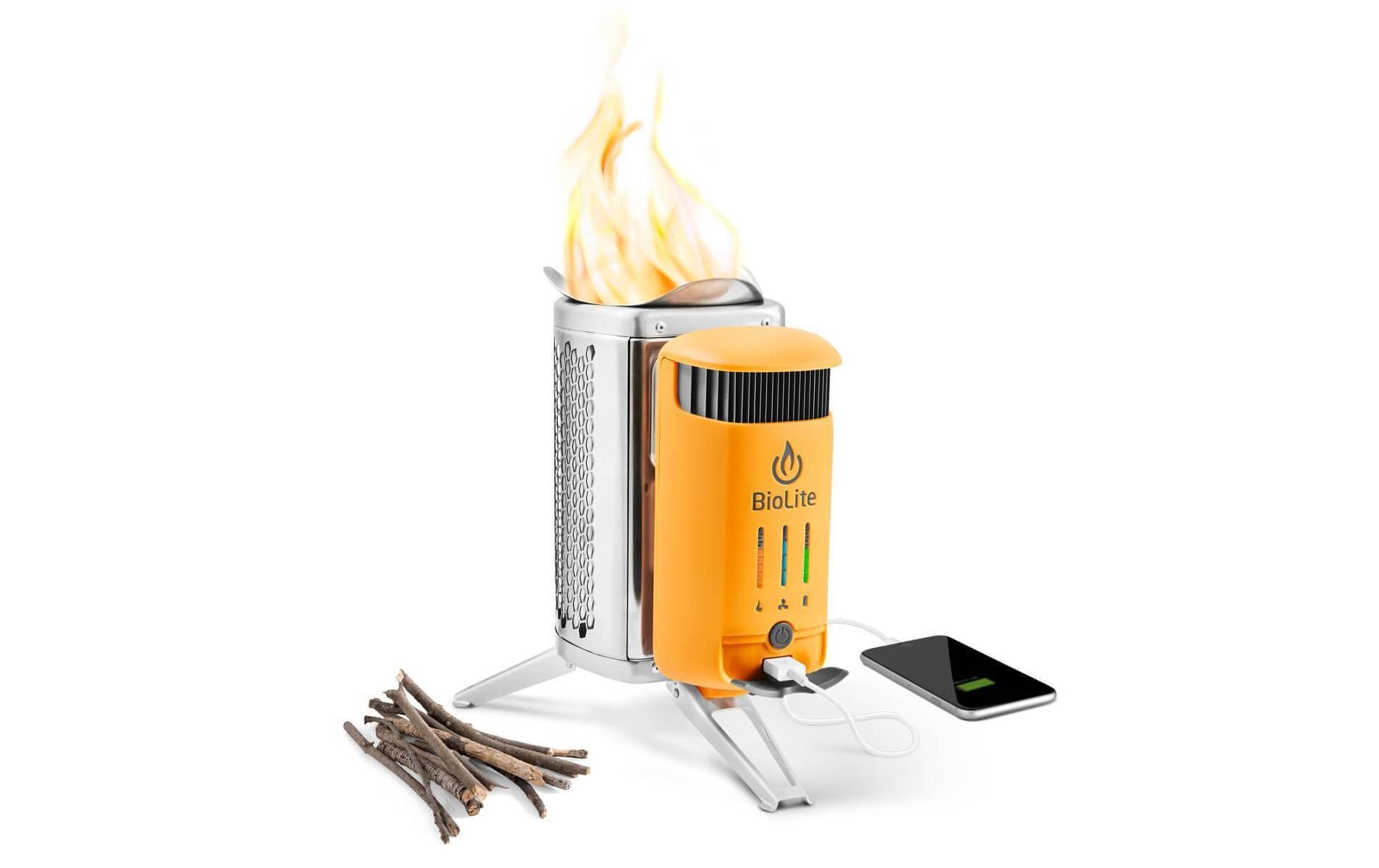 Holzkohlegrill »BioLite Camping CampStove 2 +,«