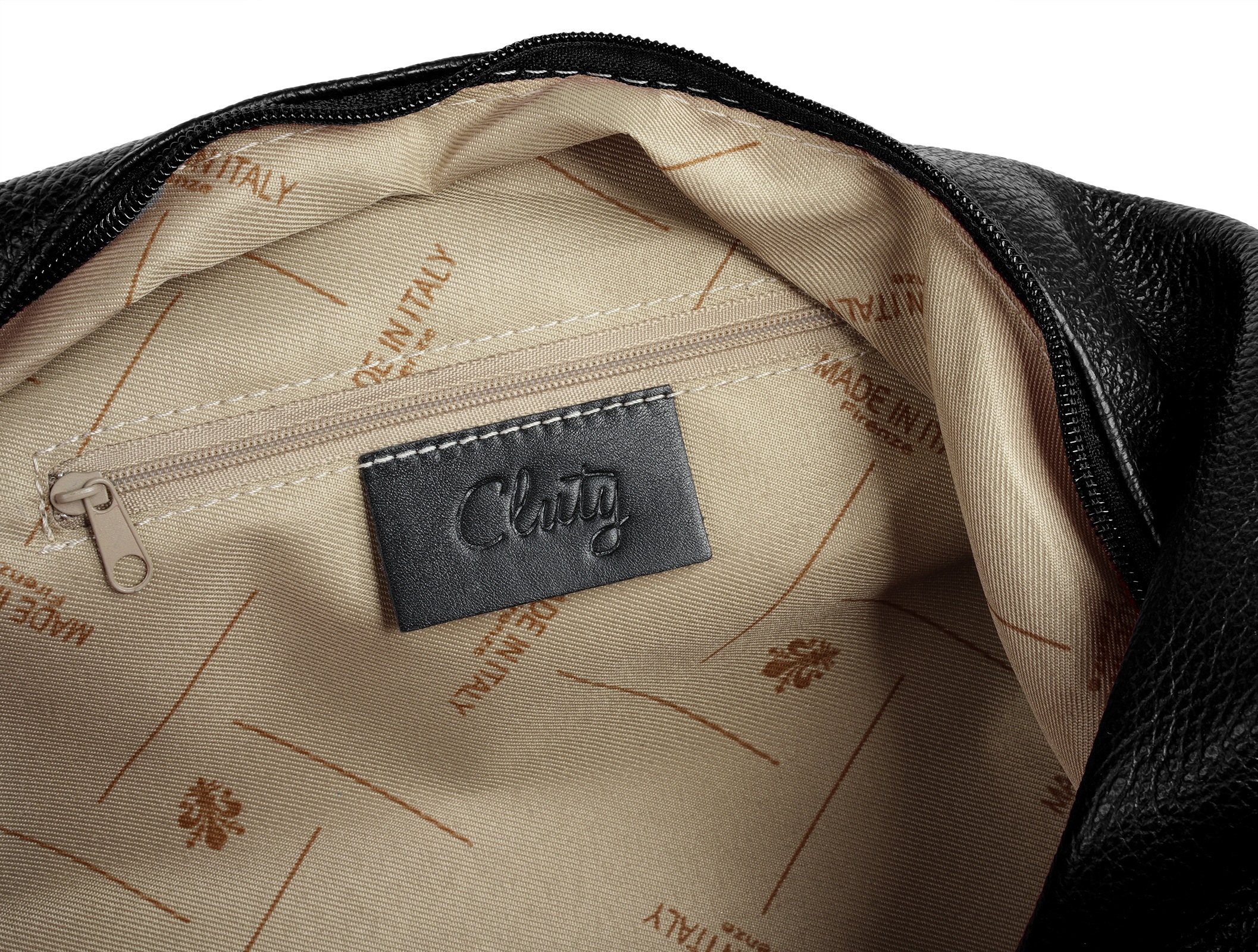 Cluty Shopper, echt Leder, Made in Italy