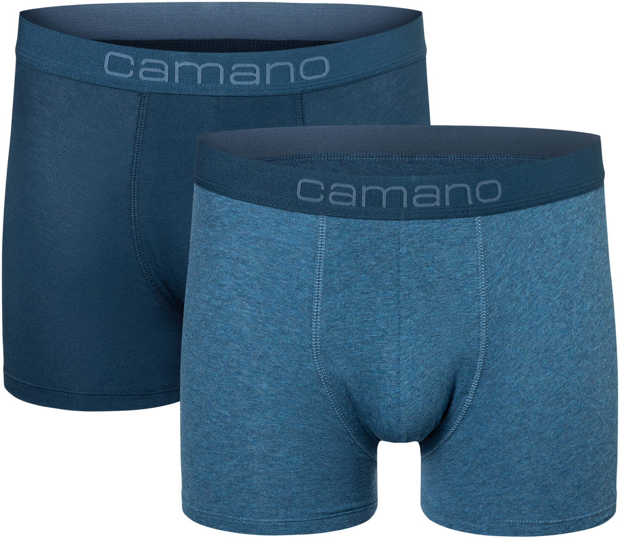 Camano Boxershorts »comfort« 2er Pack, mit elastischem Logobund