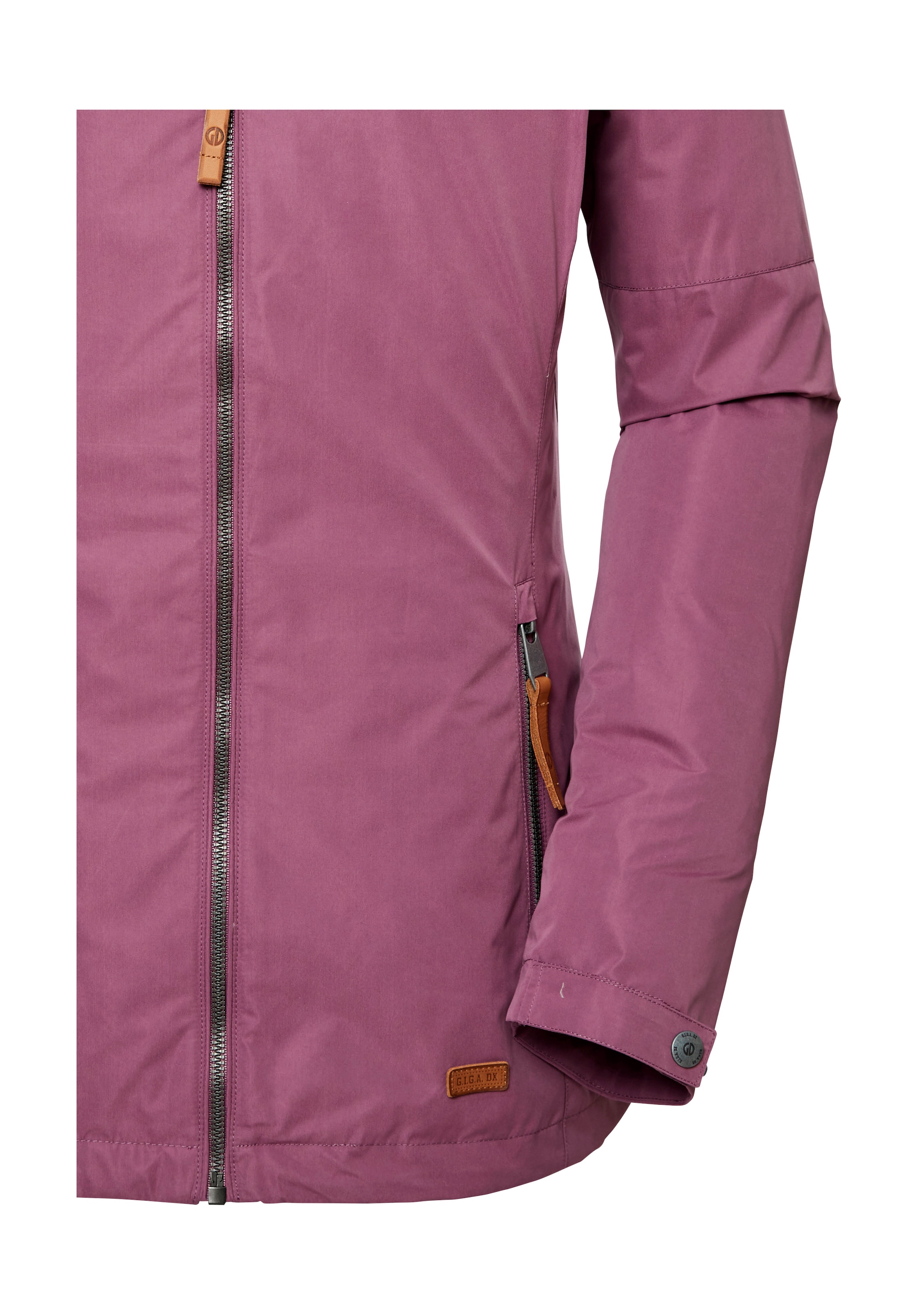 G.I.G.A. DX by killtec Funktionsjacke »GS 18 WMN JCKT«, Wasserabweisende Jacke mit Kapuze, Kinnschutz und viel Stauraum