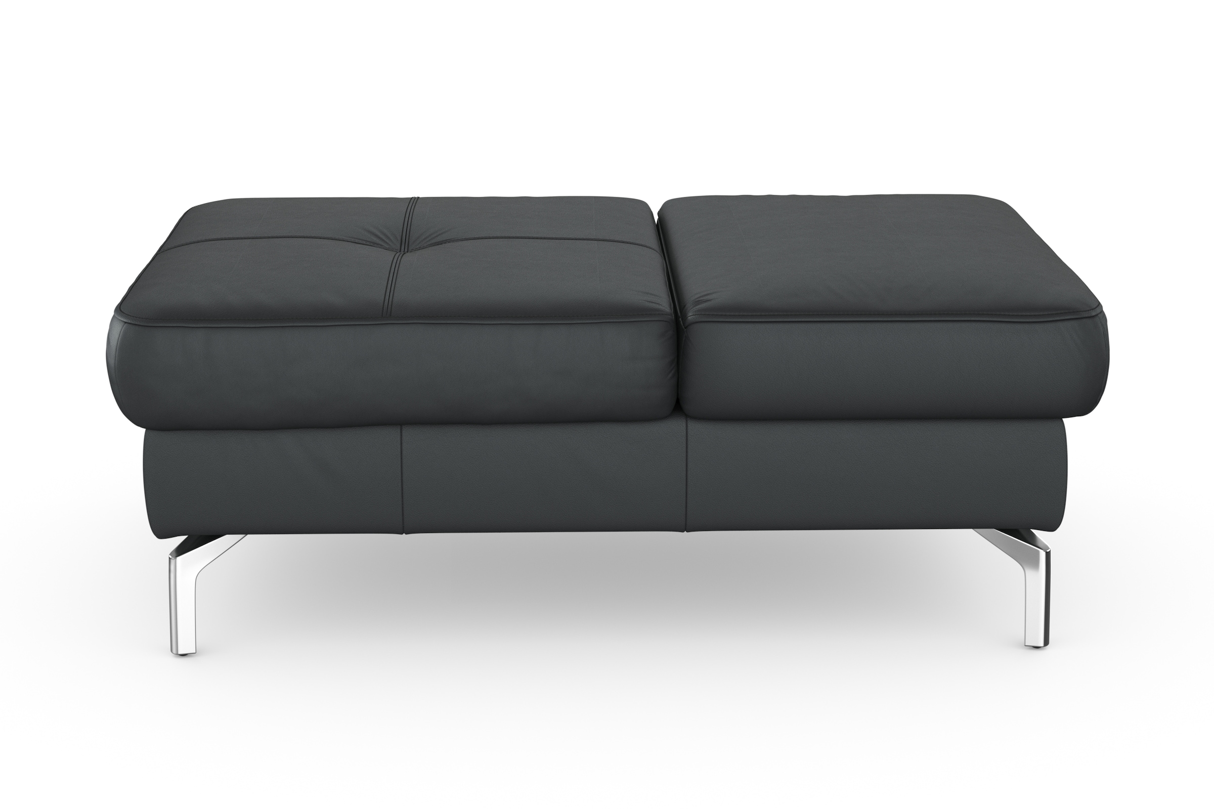 sit&more Hocker »Bendigo«, mit Klappfunktion, Bodenfreiheit 15 cm, wahlweise in 2 Fussfarben