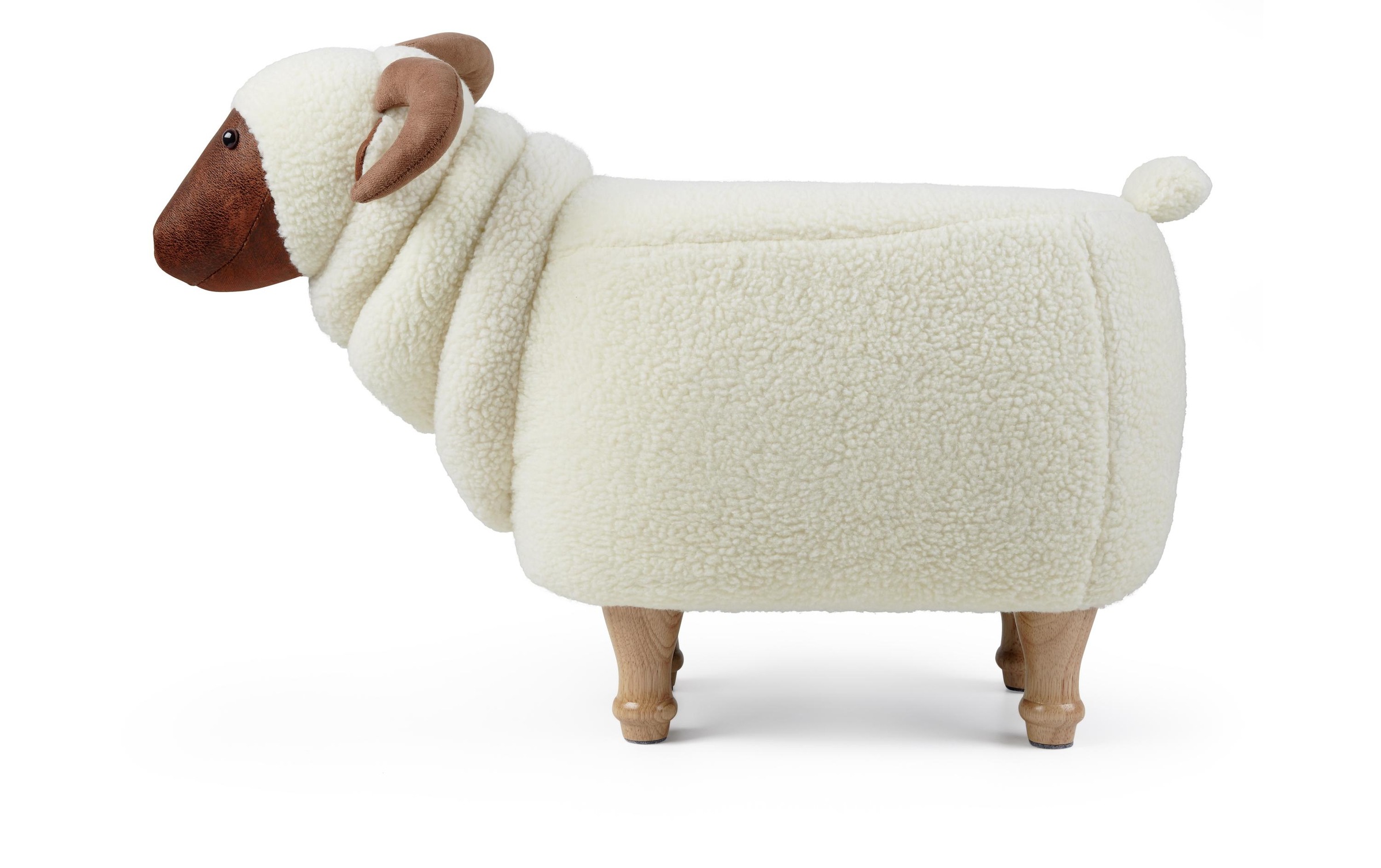 Hocker »zoosy Ziege Helga Weis«