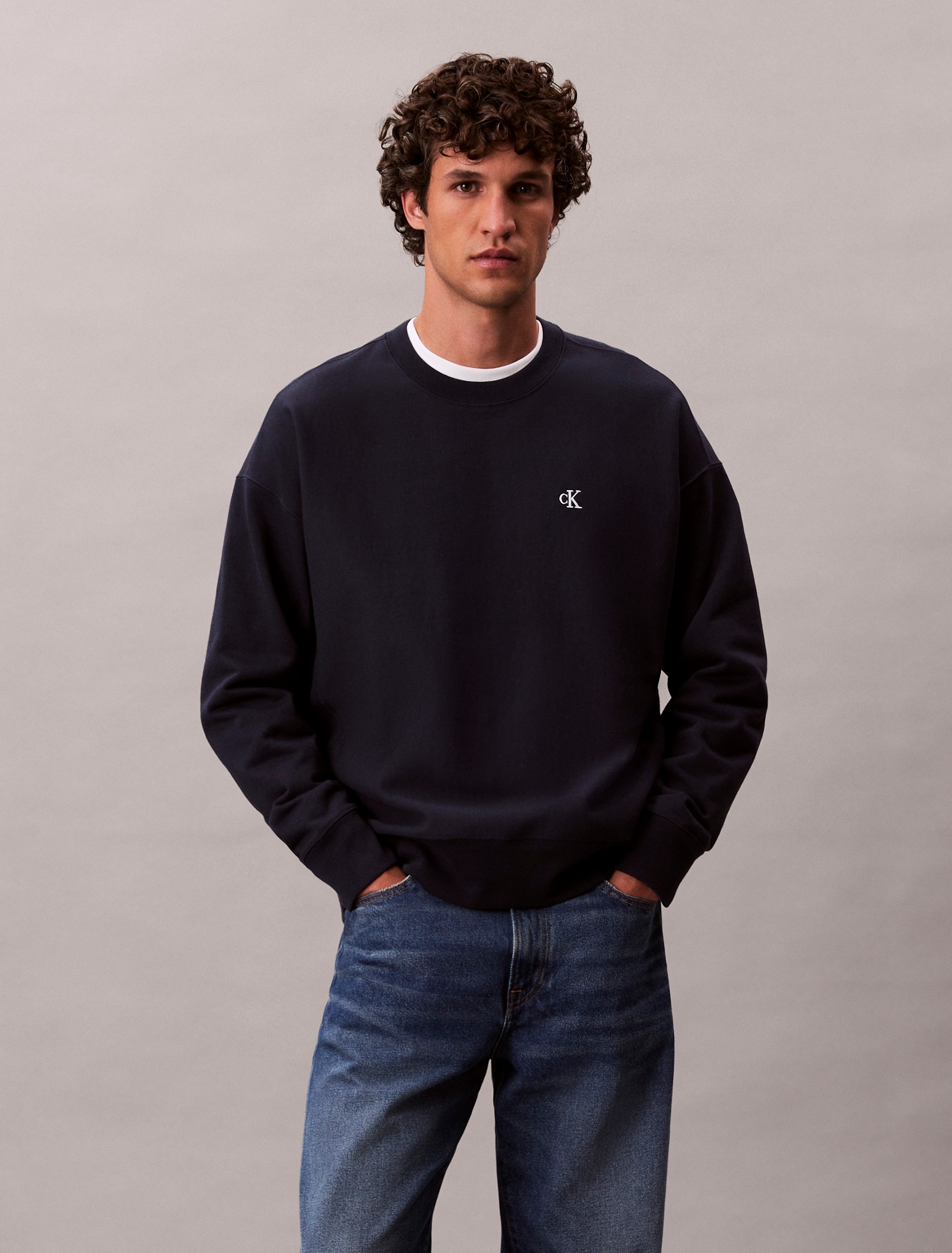 Calvin Klein Jeans Sweatshirt, regular fit, Rundhalsausschnitt