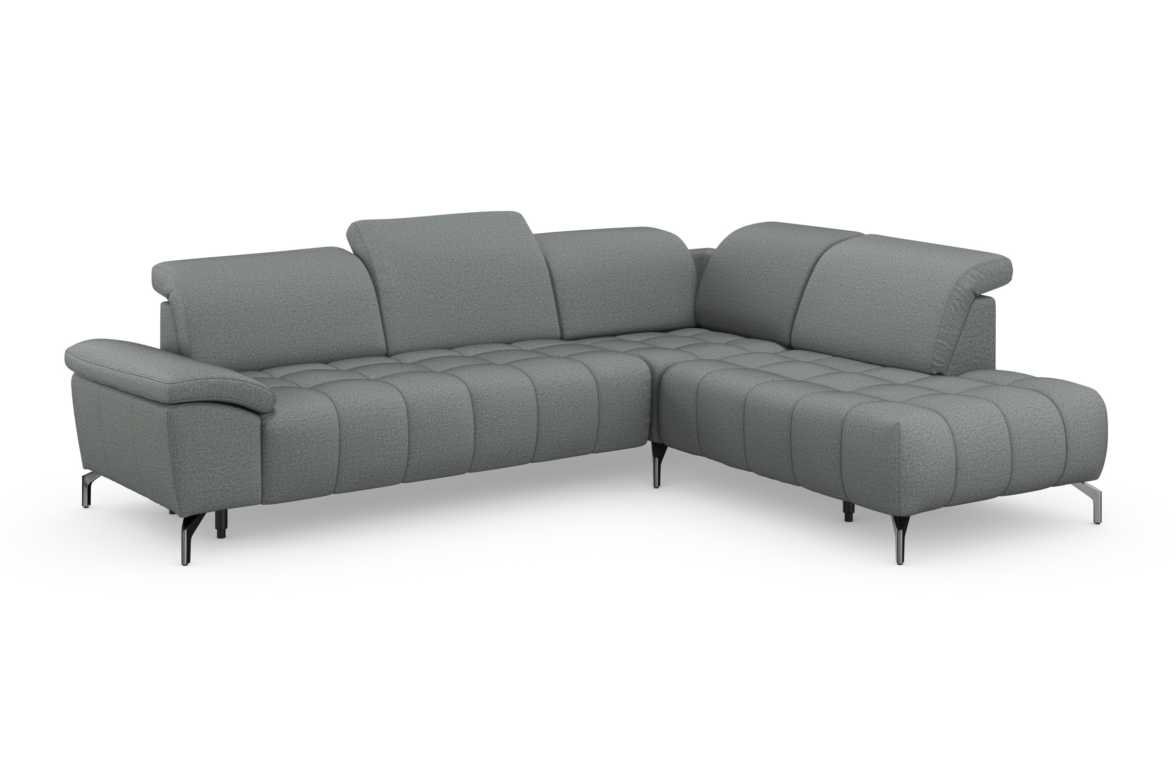 sit&more Ecksofa »Cool L-Form«, wahlweise mit Kopfteilverstellung und Vorziehsitz motorisch