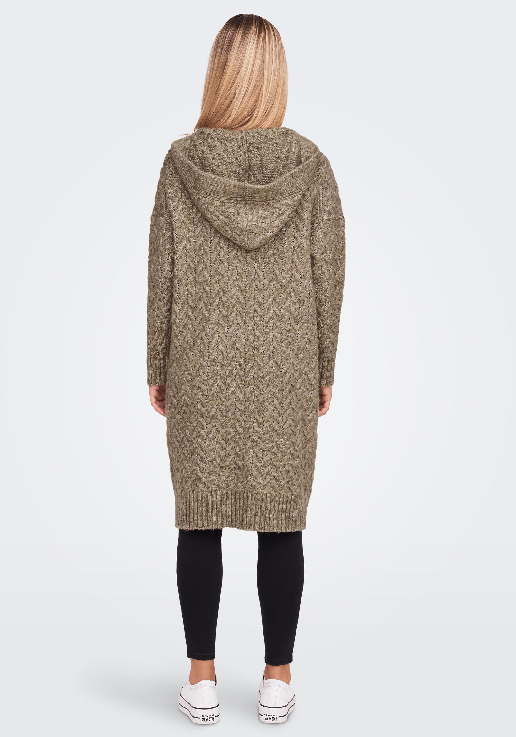 ONLY Longstrickjacke »ONLTRUDY LIFE L/S HOOD CARDIGAN KNT«