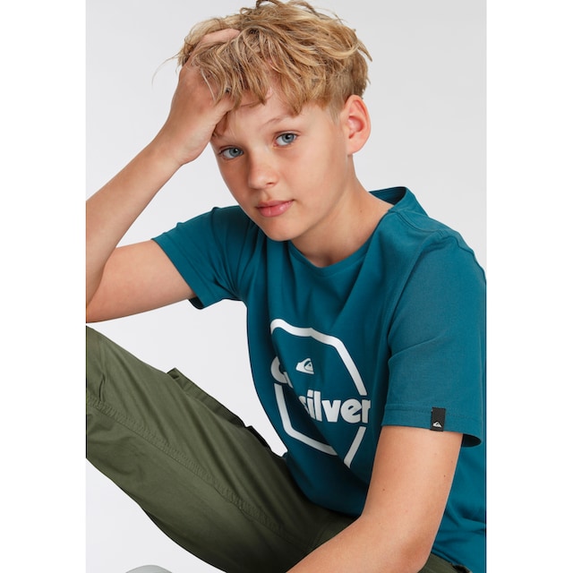 ✵ Quiksilver T-Shirt »Jungen Doppelpack mit Logodruck«, (Packung, 2 tlg.)  günstig entdecken | Jelmoli-Versand