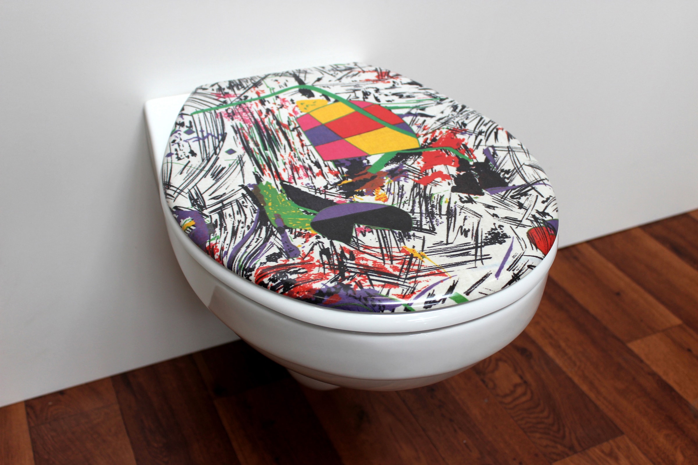ADOB WC-Sitz »Nizza Grafitti«, sehr stabil, universal passend