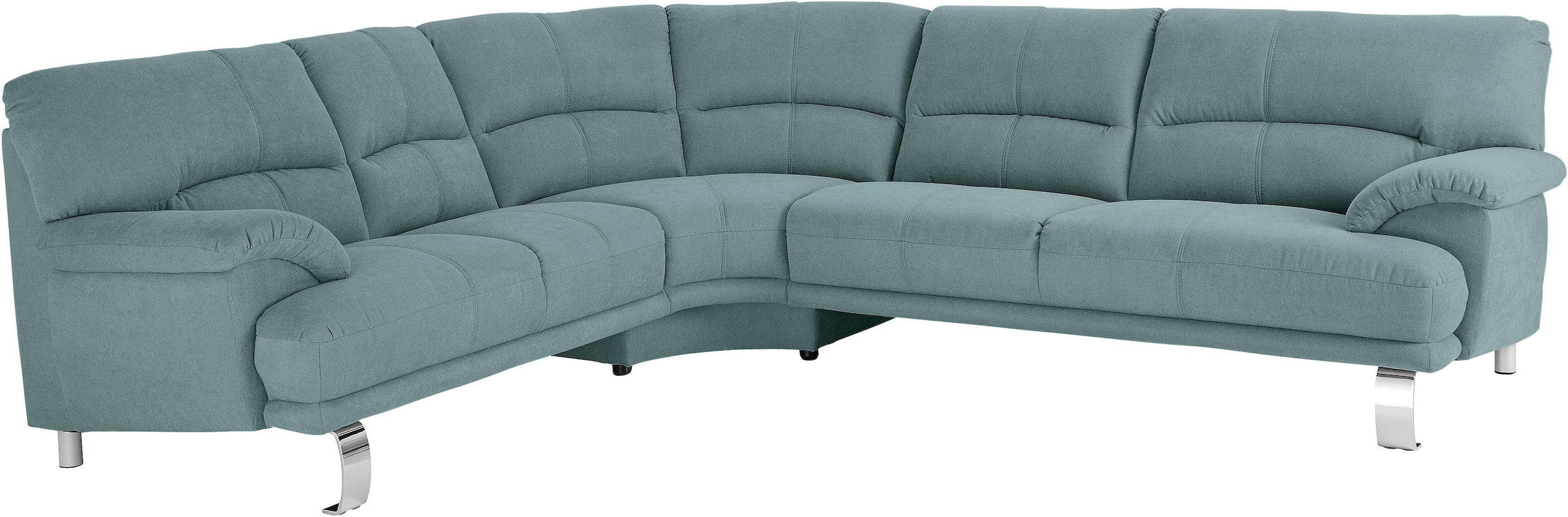 TRENDMANUFAKTUR Ecksofa »Cecilia II, in italienischen Design, bequem, hoher Sitzkomfort, L-Form«