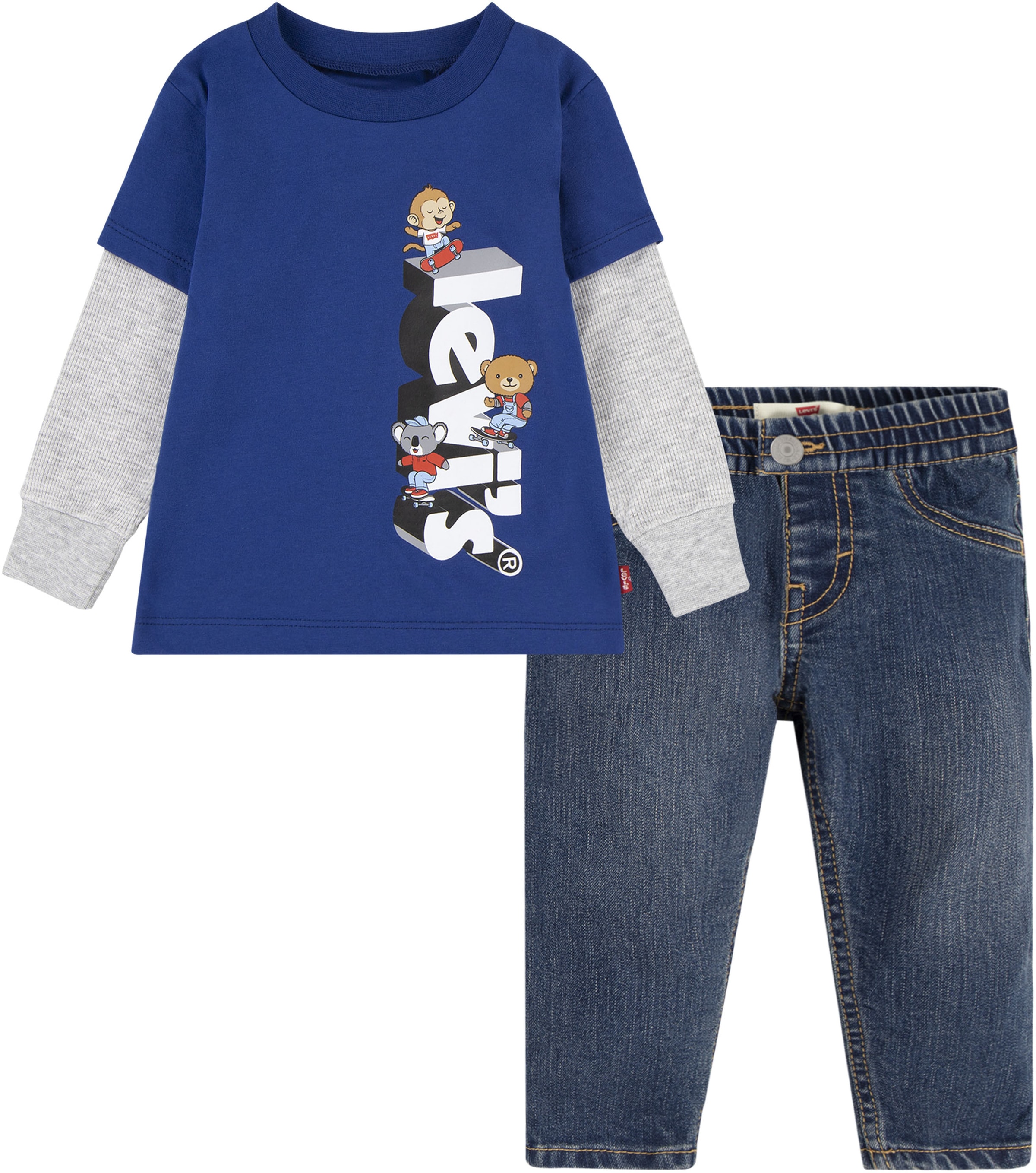 Langarmshirt & Hose »SKATER DENIM«, for BOYS