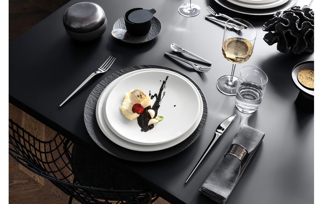 Villeroy & Boch Frühstücks-Geschirrset »NewMoon Weiss, 6 Stück«, (Set, 6 tlg.)