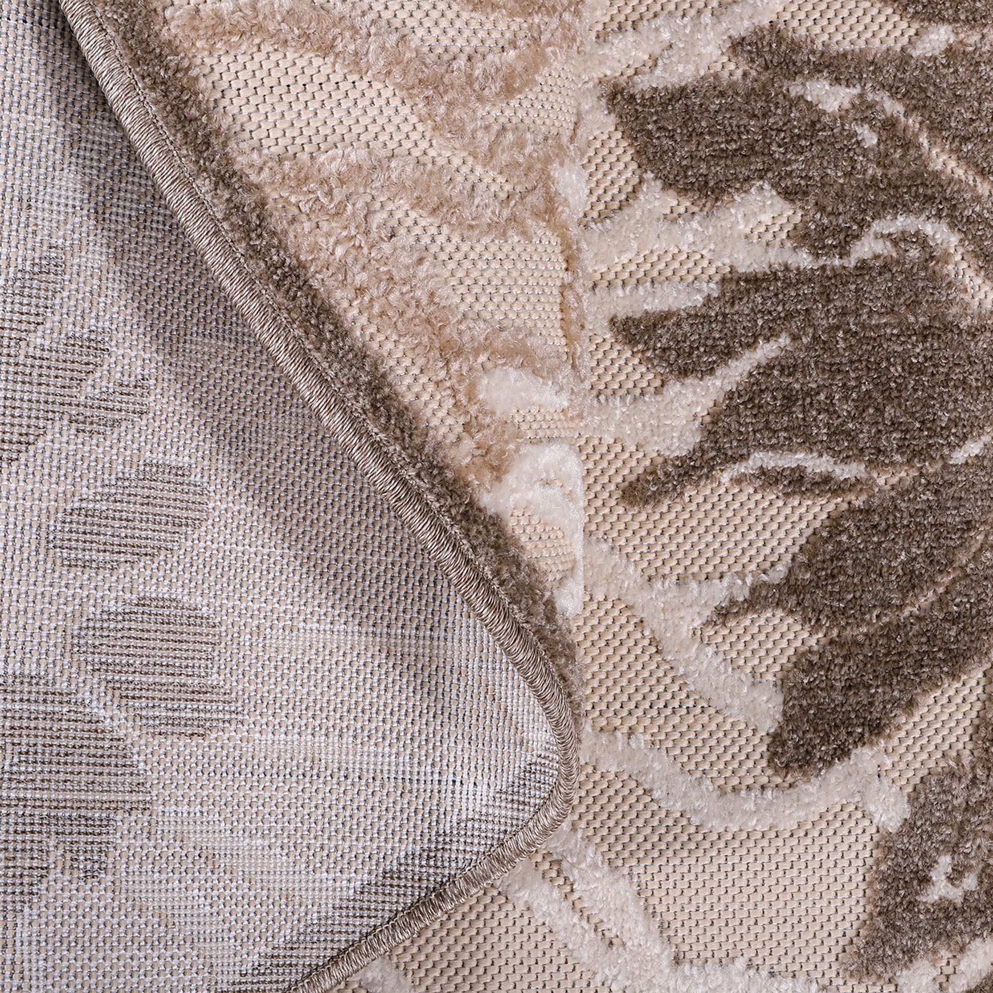 Sanat Teppich »Floral 2 Outdoor«, rund, 6 mm Höhe, In- und Outdoor geeignet, florales Design, Balkon, Terasse