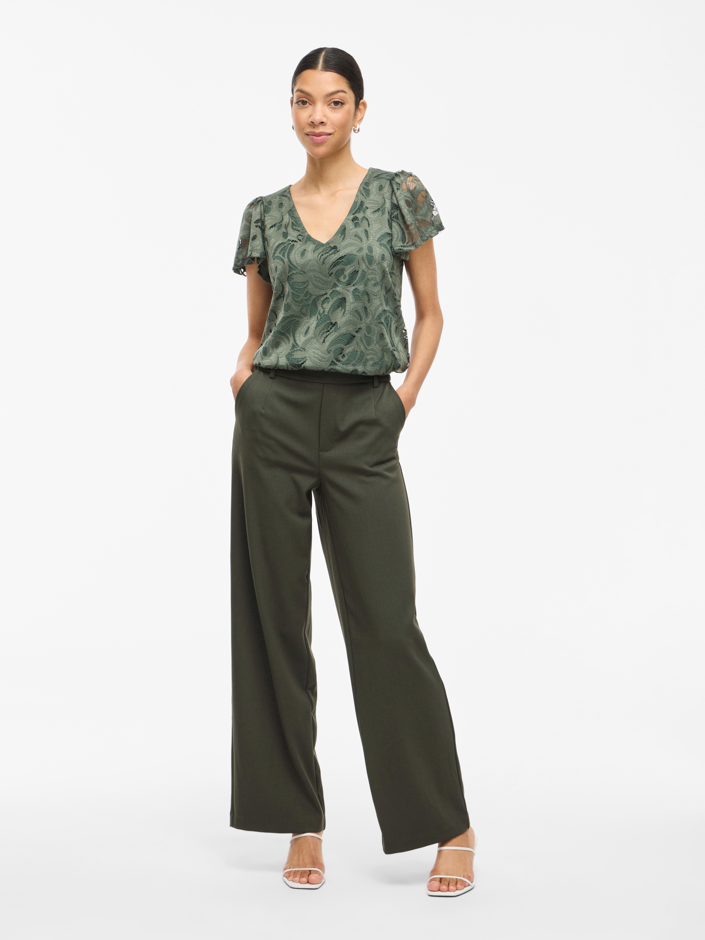 Vila Anzughose »VIVARONE HW WIDE PANT - NOOS«