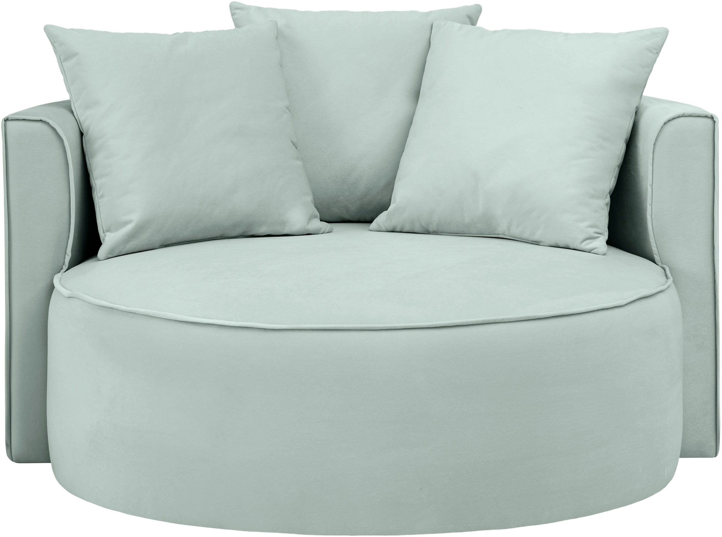 LeGer Home by Lena Gercke XXL-Sessel »Isalie, Lesesessel, Loveseat, inklusive Zierkissen«, extra grosse Sitzfläche, optional mit Hocker, Cord, Samt, Bouclé