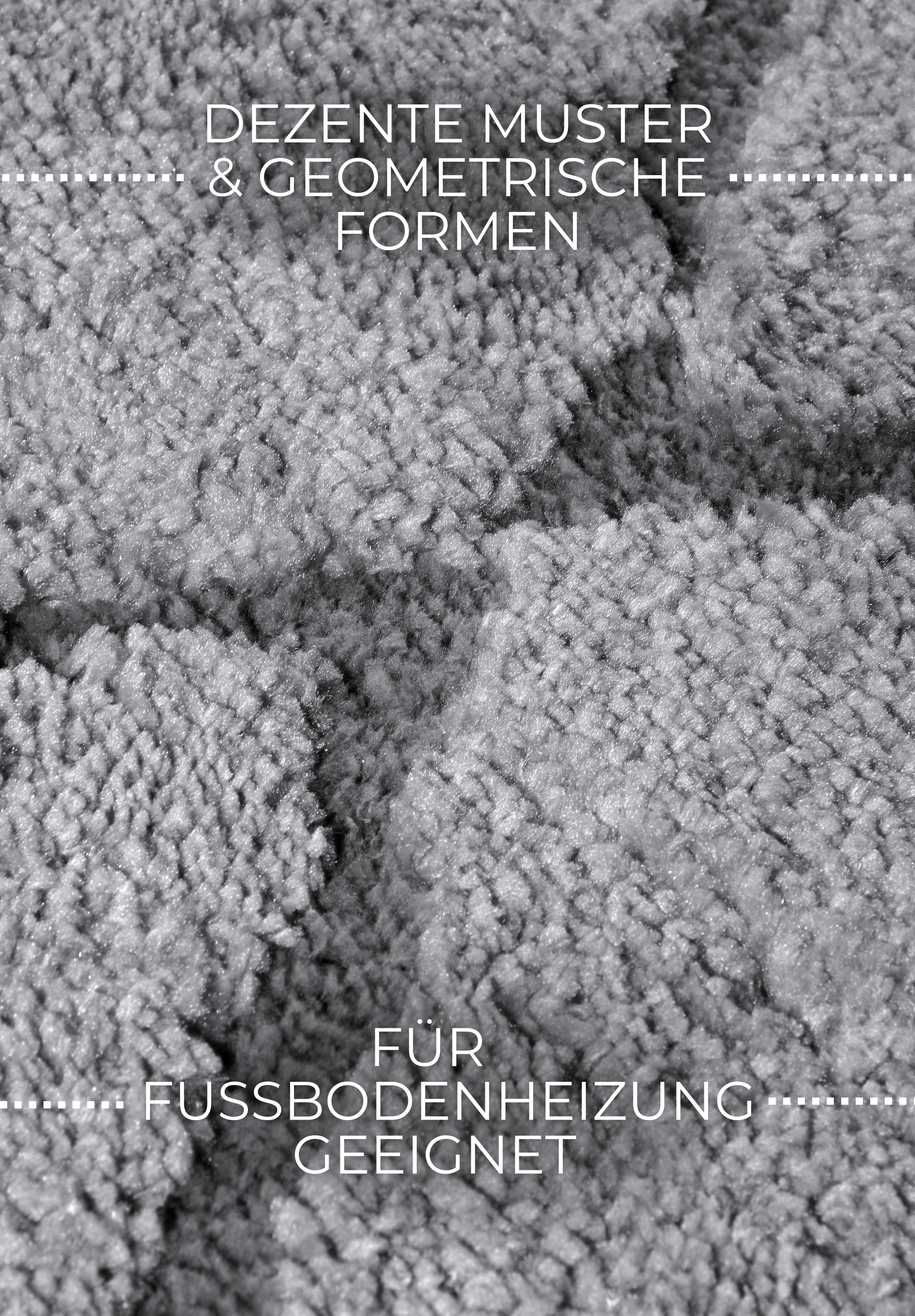 ELLE DECORATION Designteppich »Perrotin«, rechteckig, 18 mm Höhe, Läufer, Shaggy, flauschig, weich, Langflor, modern, Hoch Tief Effekt
