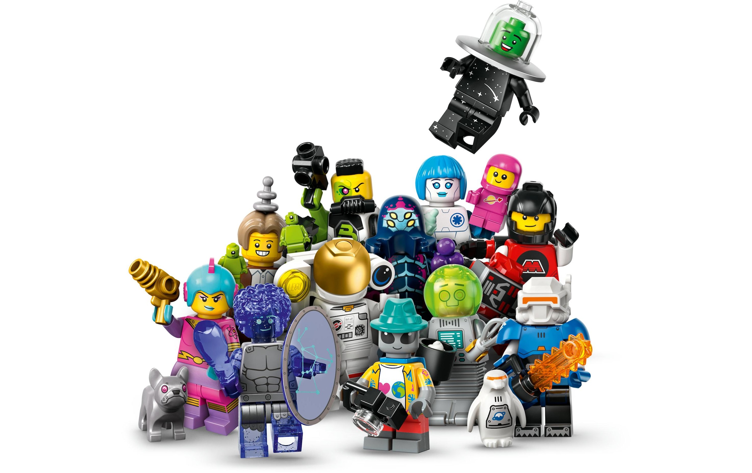 LEGO® Spielbausteine »Minifigures Weltraum Serie 26 71046«, (9 St.)