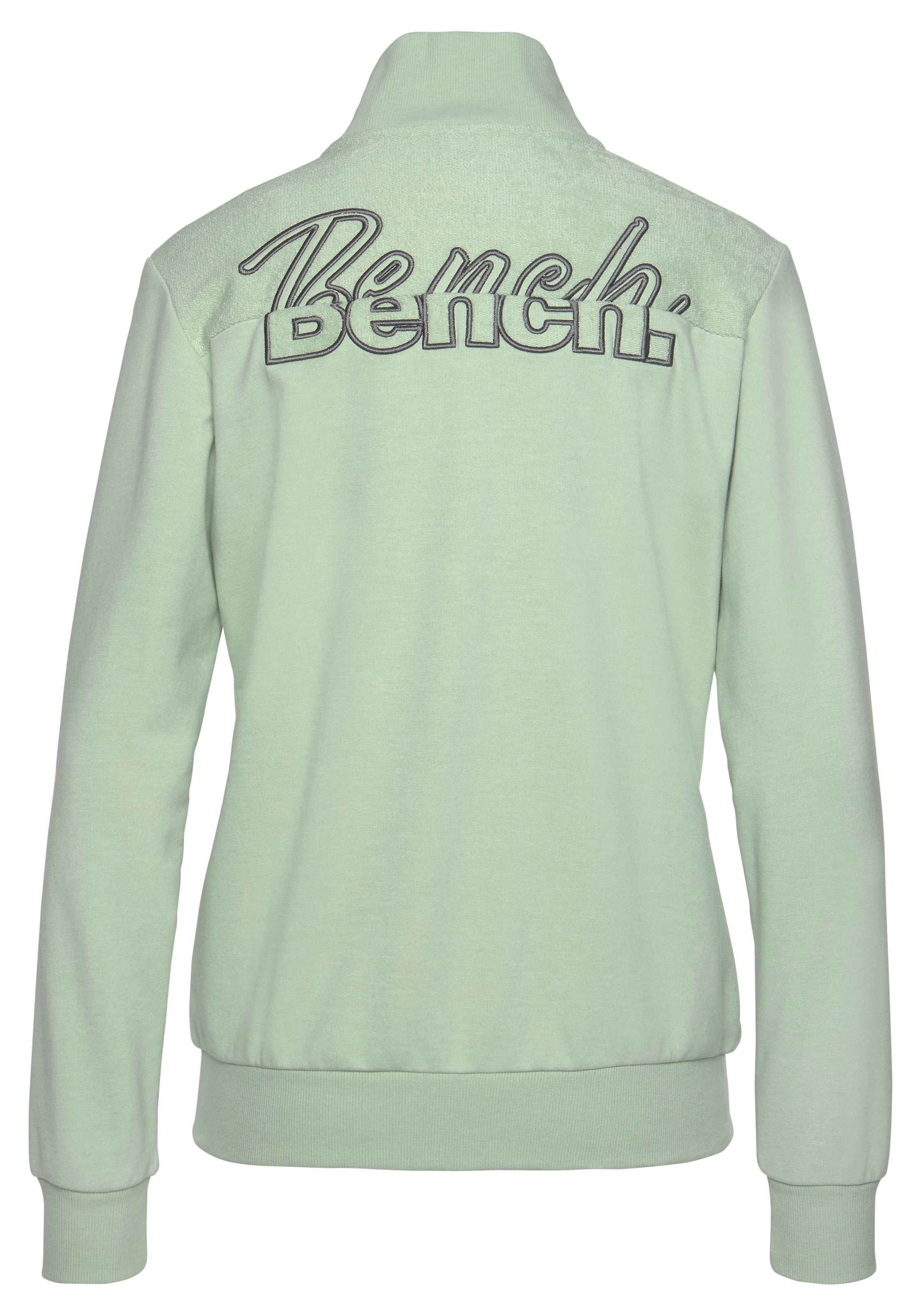Bench. Sweatjacke, mit zwei Logo Stickereien, Loungeanzug
