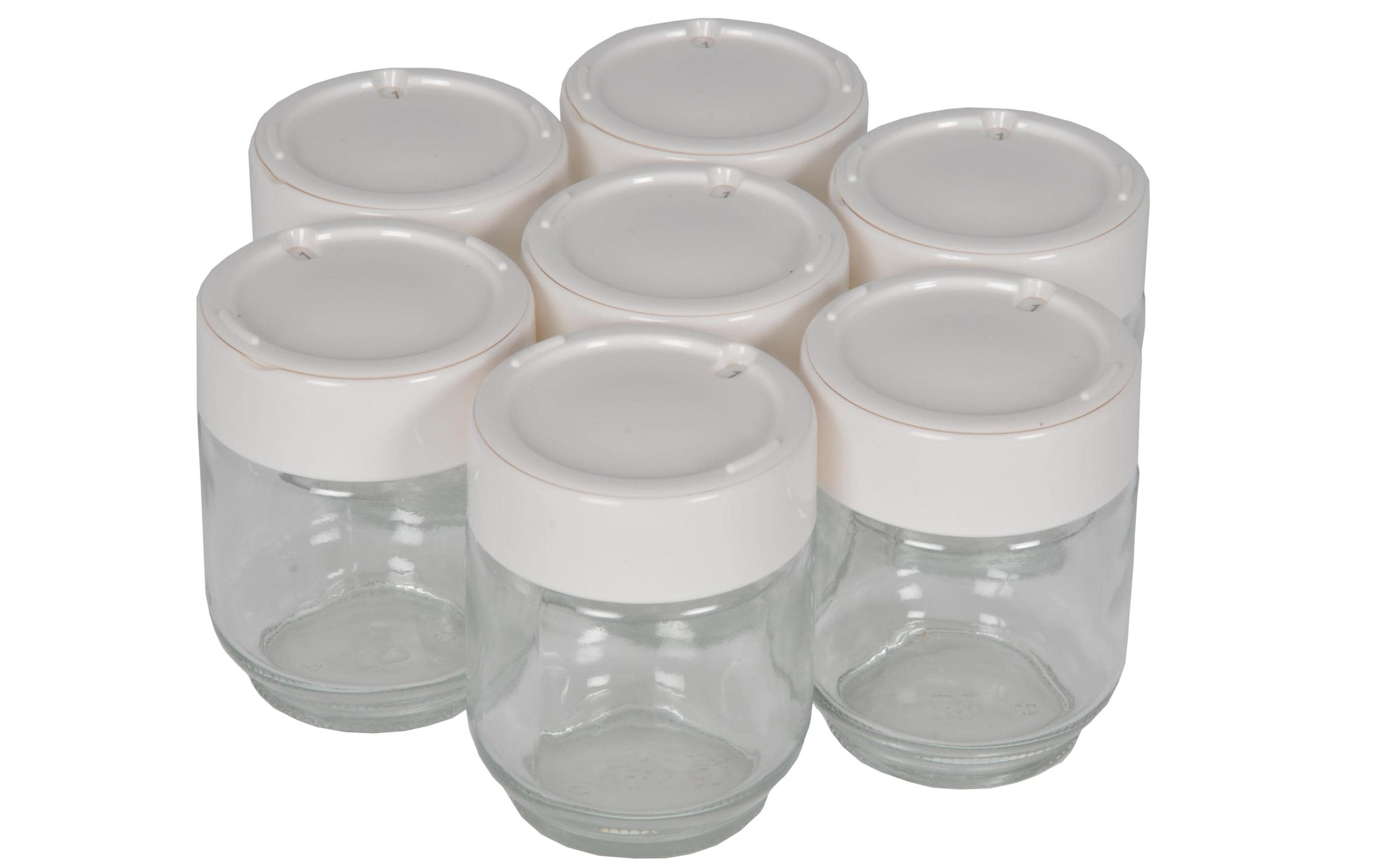 Moulinex Joghurtgläser »7 Stück, 0.15 l, Transparent«, (7 tlg.)