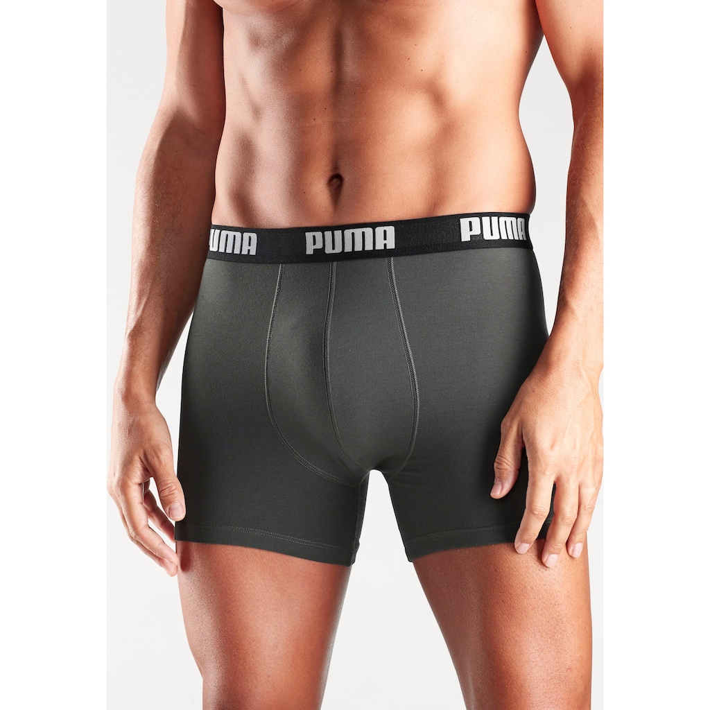 PUMA Retro Pants, (Packung, 3 St.), mit Marken-Logo im Bund