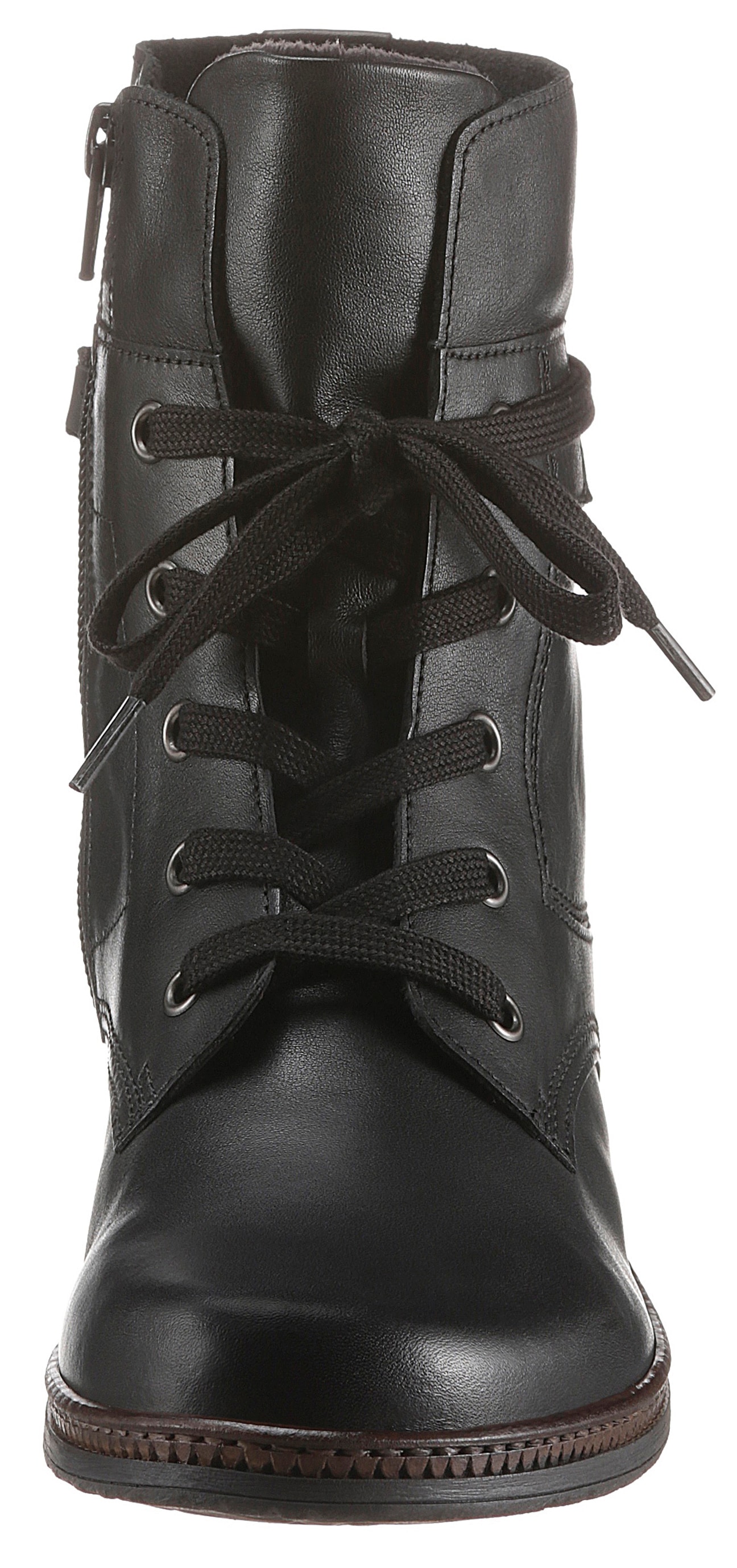 Gabor Schnürstiefelette, Blockabsatz, Schnürboots, Businessschuh mit Best Fitting Ausstattung