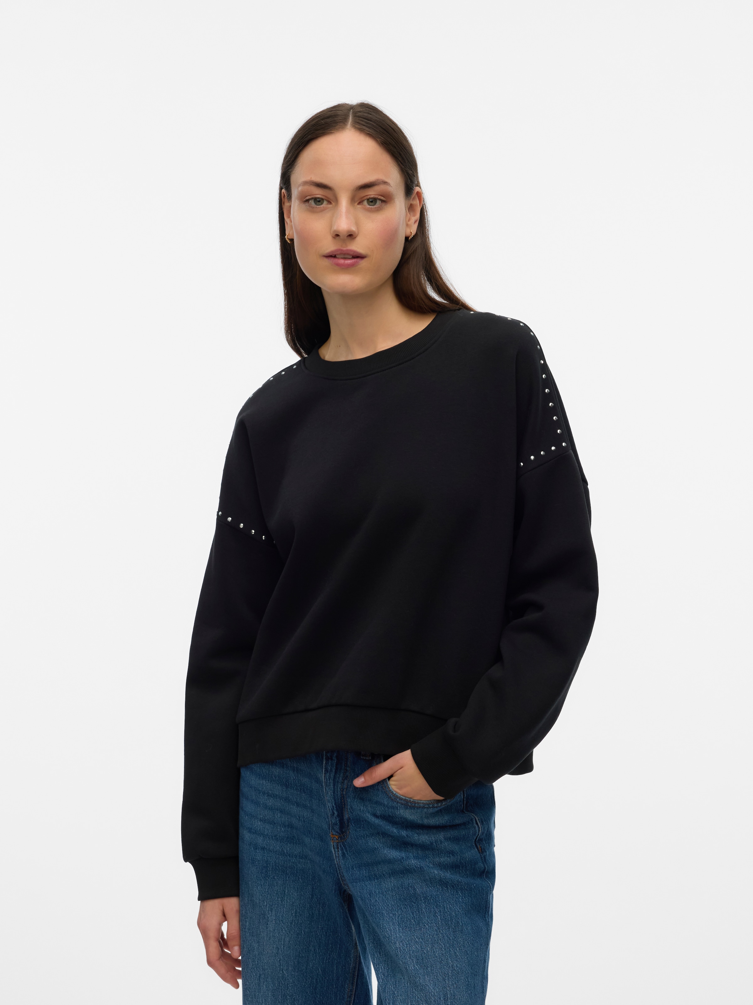 Vero Moda Langarmshirt "VMLOTTE TRINA LS SWEAT BOX GA BF"