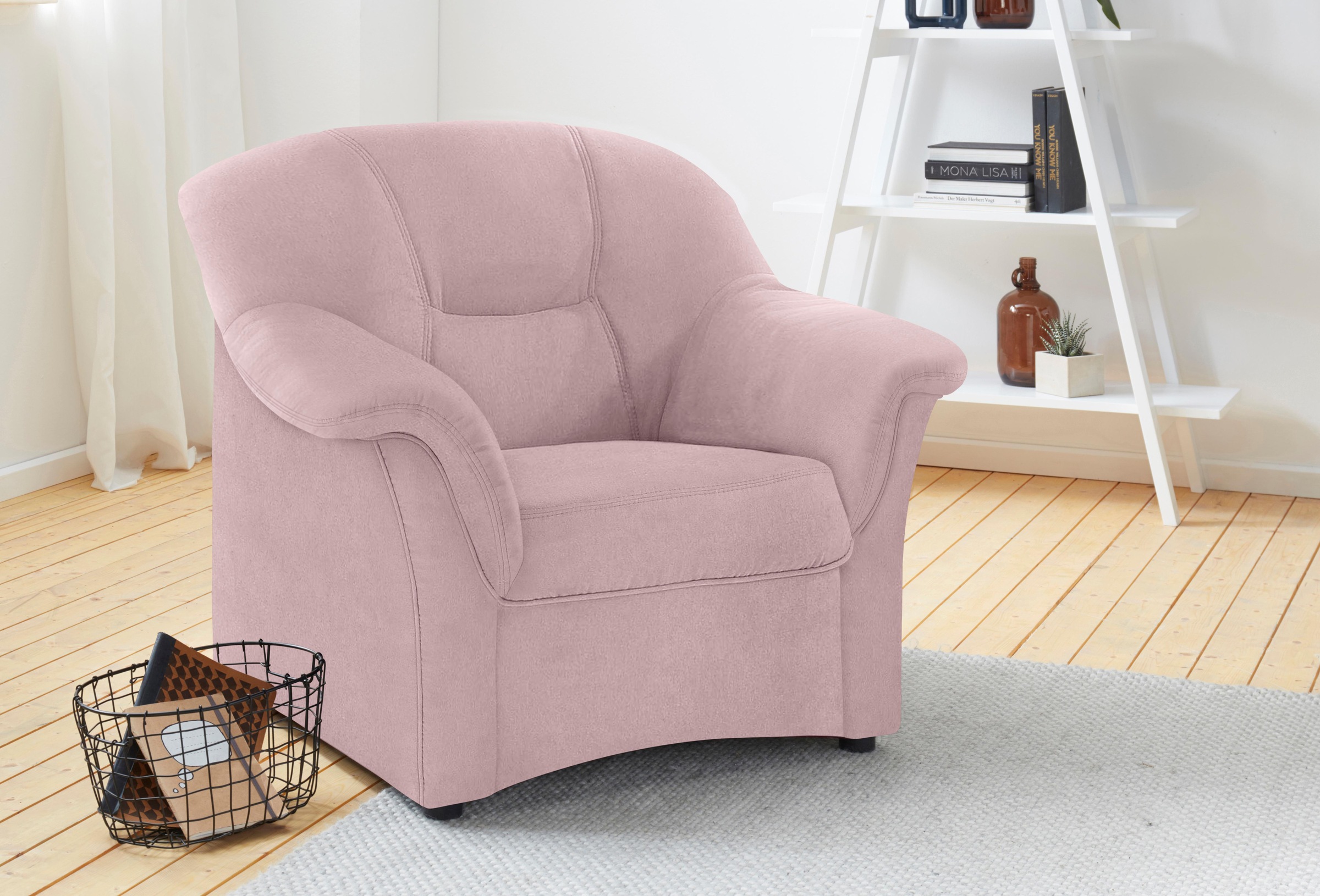 DOMO collection Sessel, mit und ohne Federkern lieferbar