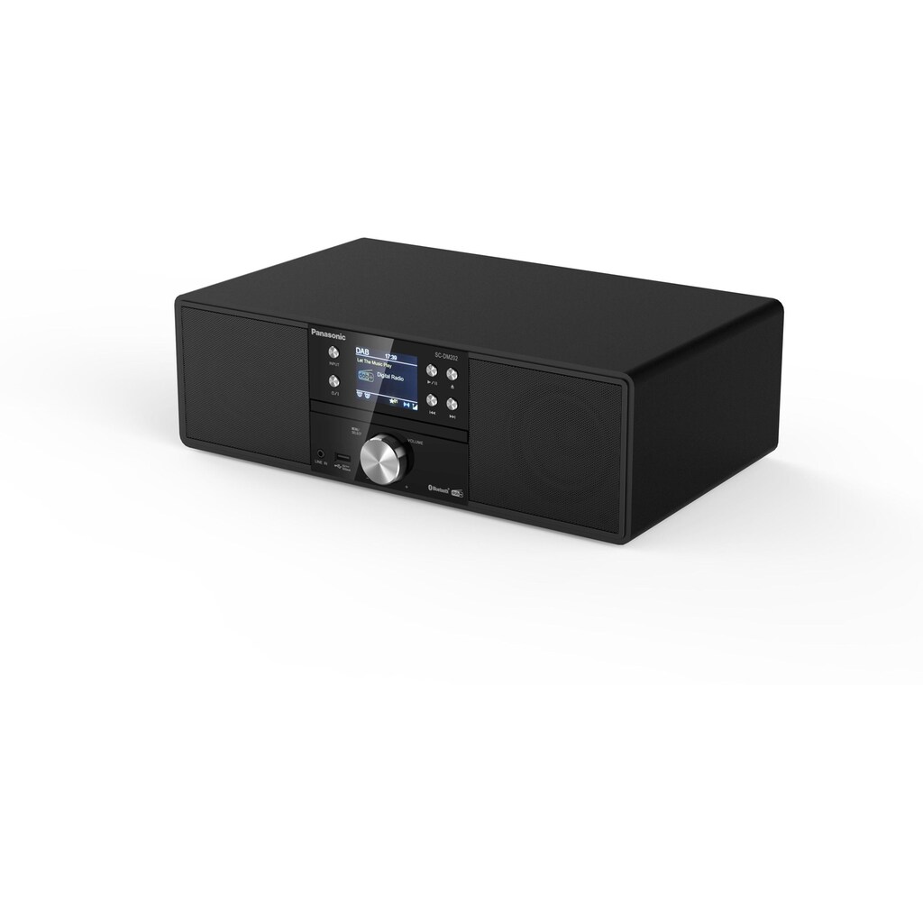 Panasonic Microanlage »Anlage SC-DM20«, (Bluetooth Digitalradio (DAB+)-FM-Tuner 24 W)