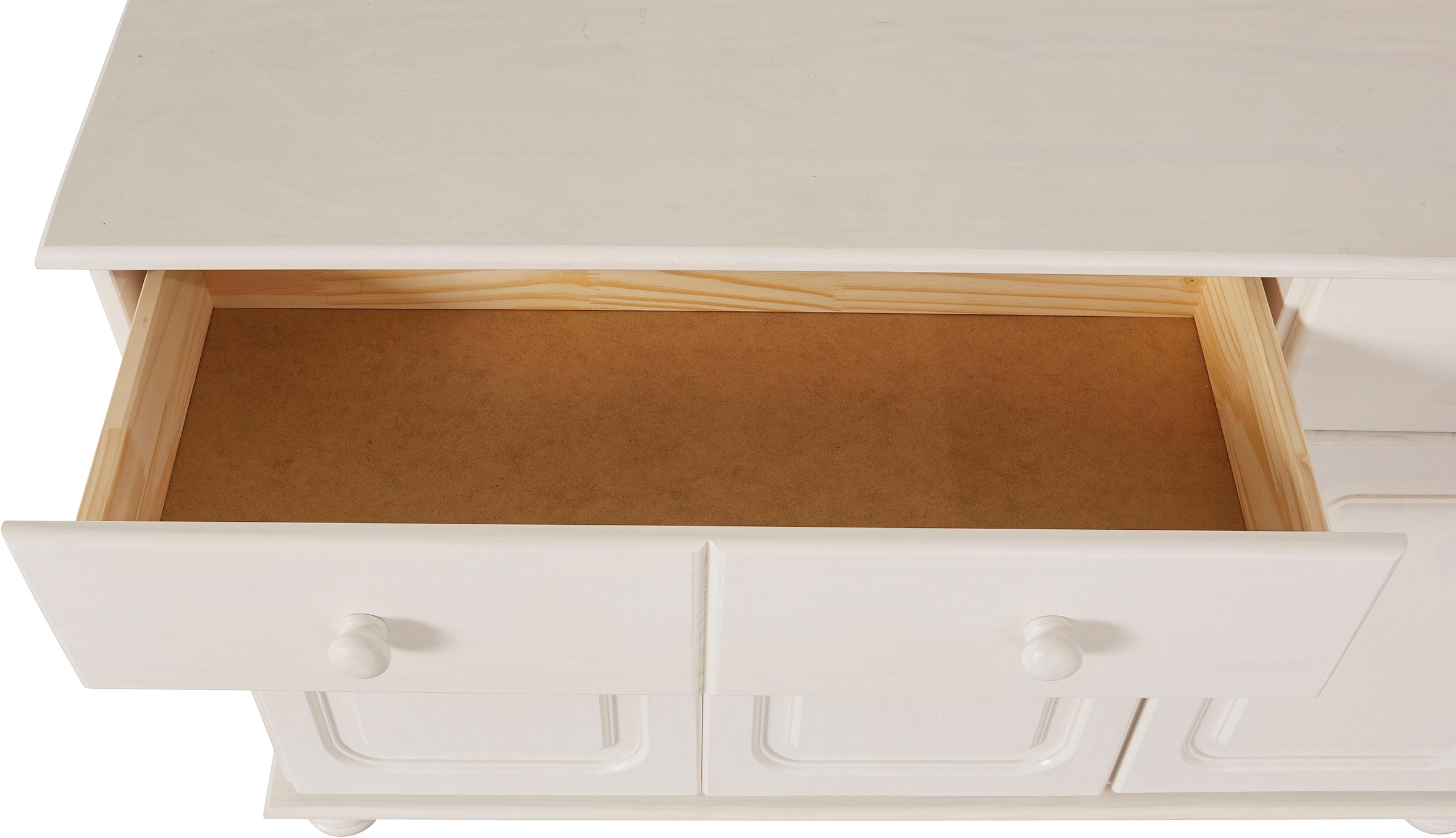 Home affaire Buffet »Mette«, (2 St.), Mit 2 Schubladen und viel Stauraum hinter 4 Türen, Höhe 181cm