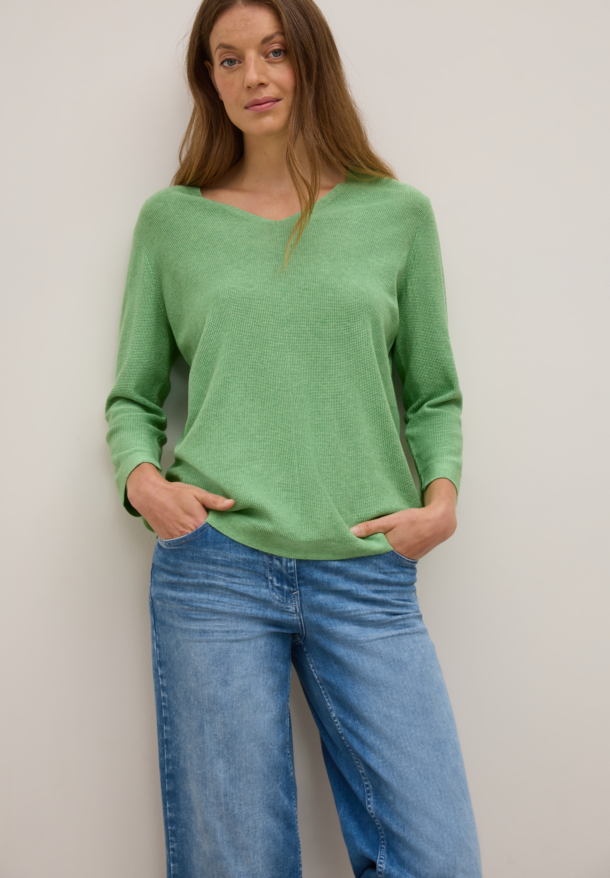 Cecil Strickpullover mit V-Ausschnitt