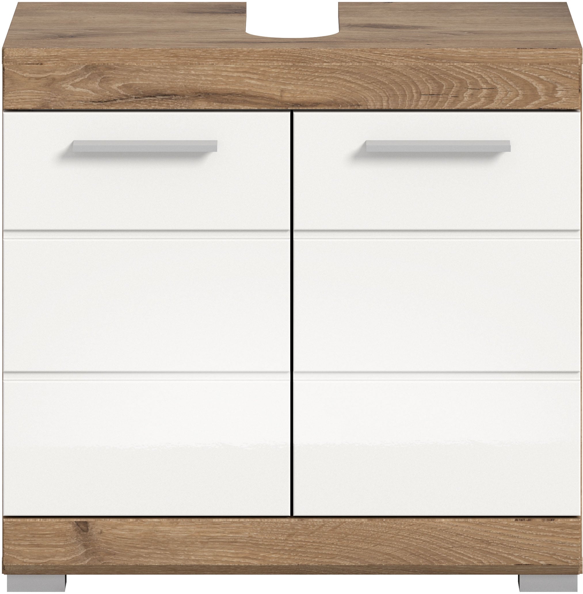 INOSIGN Waschbeckenunterschrank »SIENA, Breite 60cm, 2 Tür, 2 Fächer, mit Siphonausschnitt, MDF-Front«, (1 St., TOPSELLER!), in verschiedenen Farben erhältlich, Badmöbel, Badschrank, Kommode, Bad