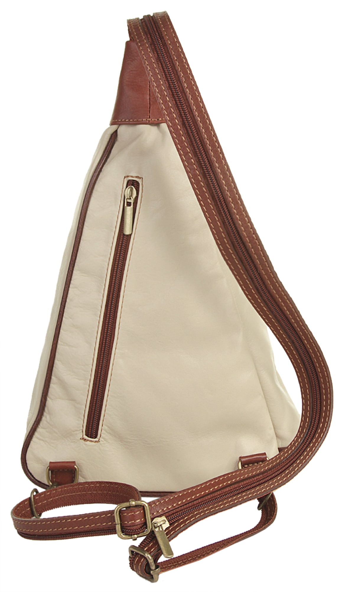 Samantha Look Cityrucksack, echt Leder, Made in Italy